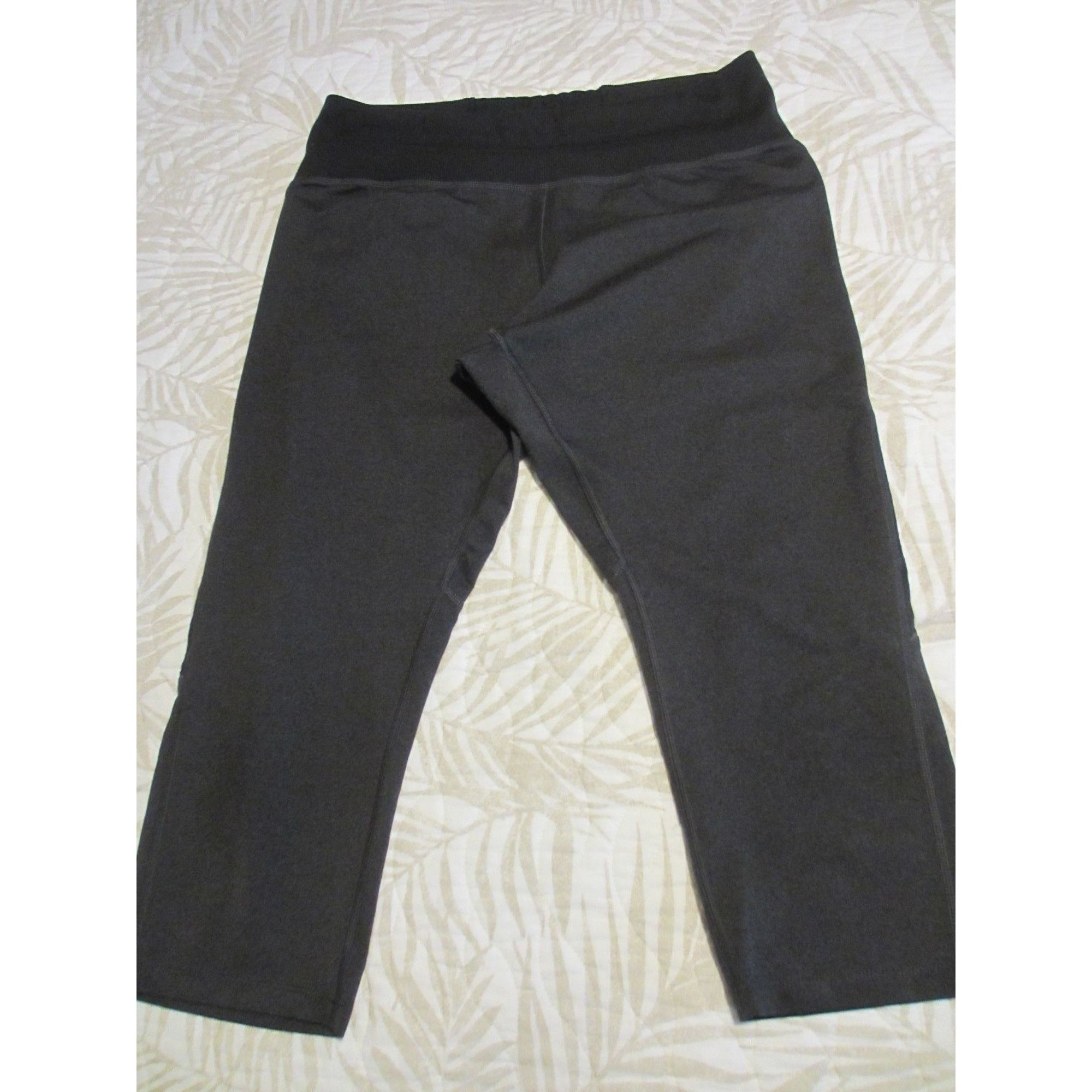 Rei REI Co-Op Womens Black Leggings XLarge Made In Vietnam XL Size 42" / US 20 - 1 Thumbnail