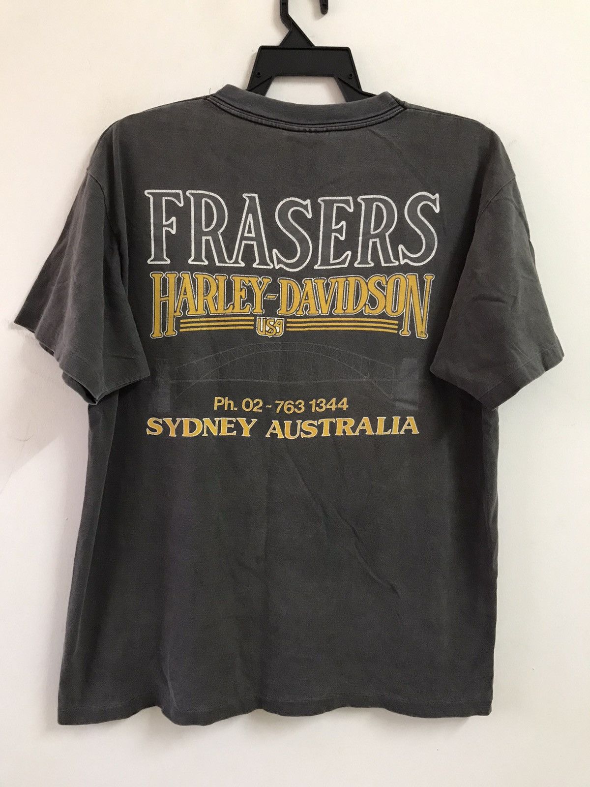 Acme Clothing Vintage 90s Harley Davidson Sydney Australia Tee Shirt L Size US L / EU 52-54 / 3 - 4 Thumbnail