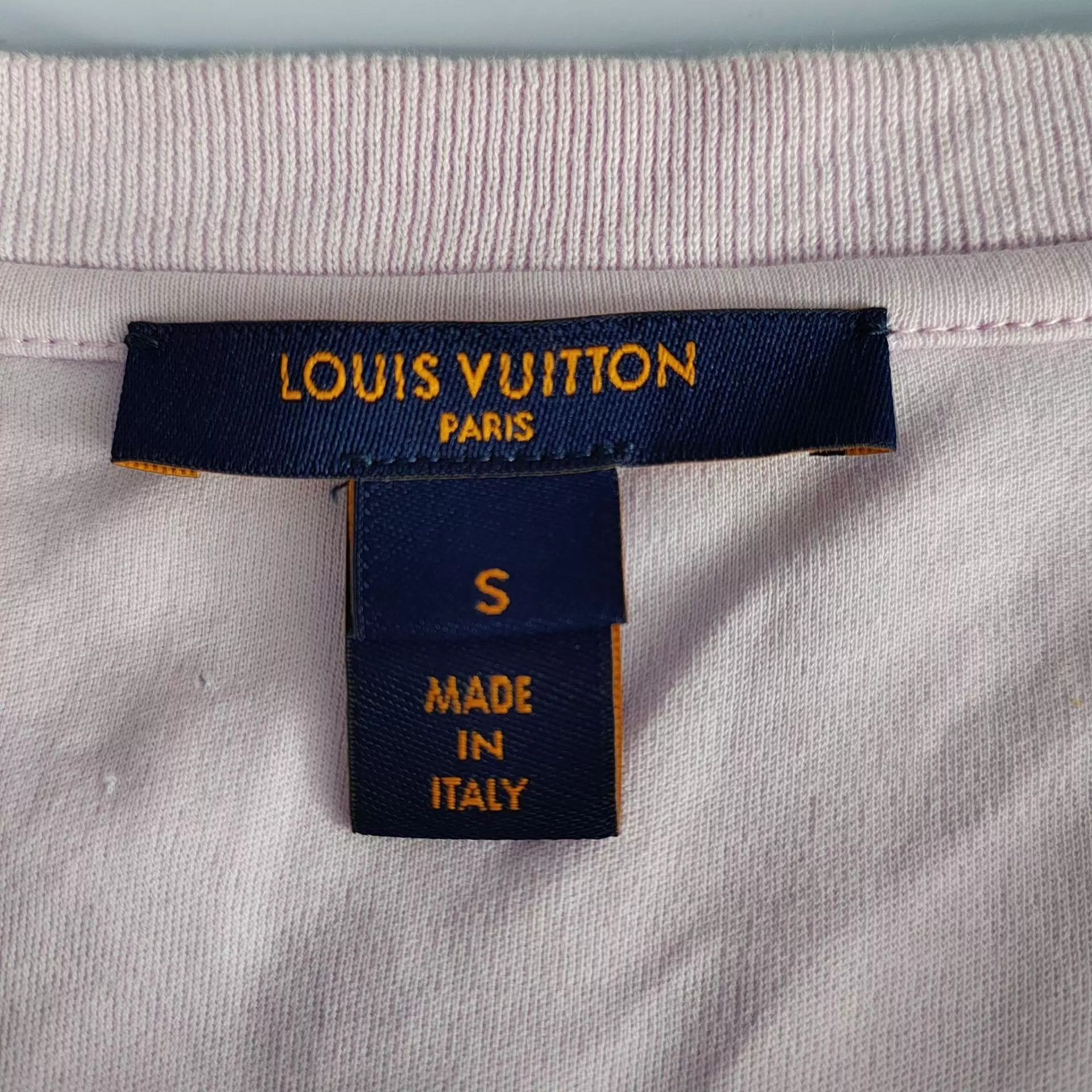Louis Vuitton LV Cotton Pink Zip Short Sleeve Size S Size S / US 4 / IT 40 - 3 Thumbnail