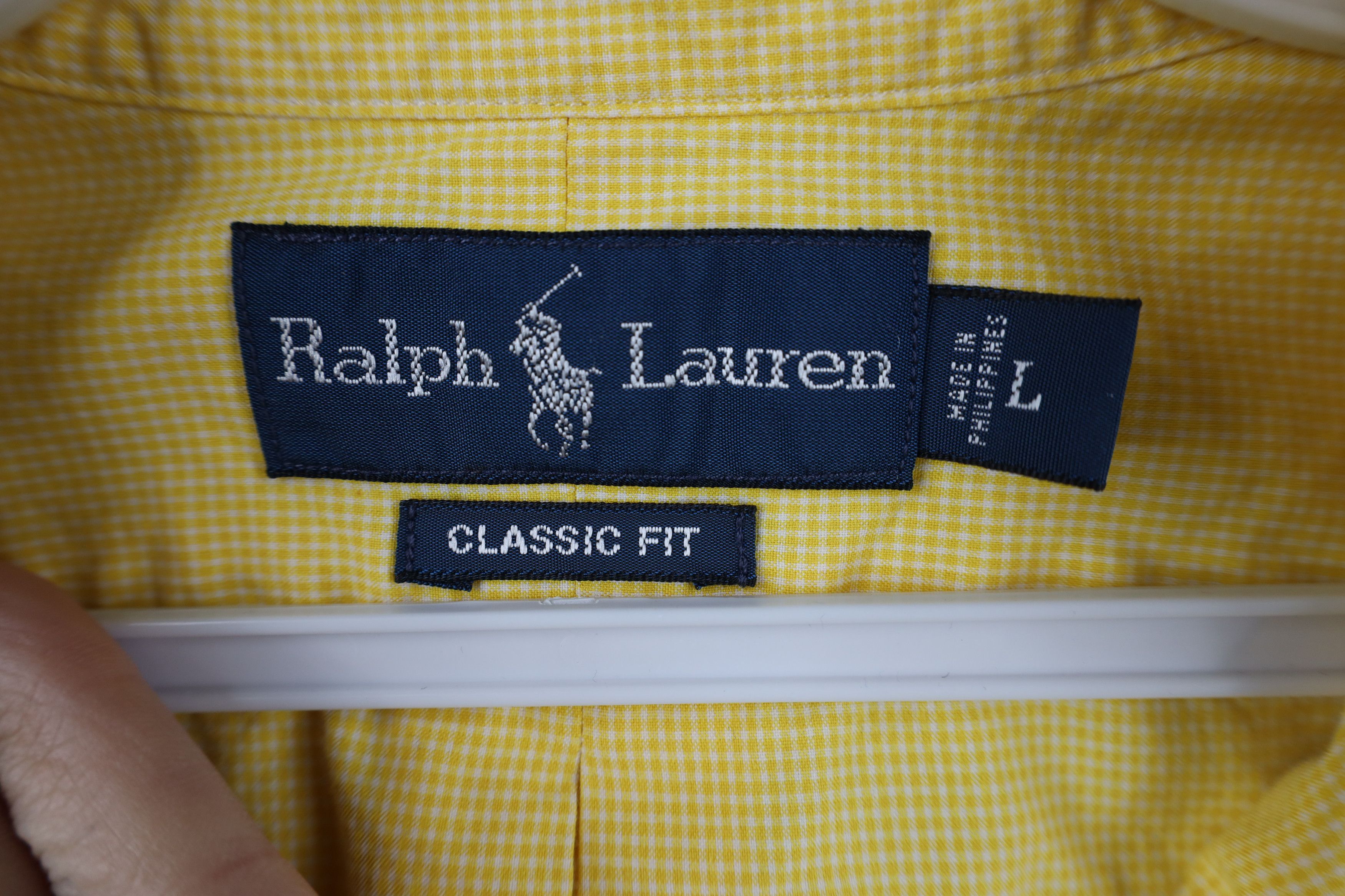 Polo Ralph Lauren Vintage 90s Ralph Lauren Button Down Shirt Gingham Plaid Size US L / EU 52-54 / 3 - 7 Thumbnail