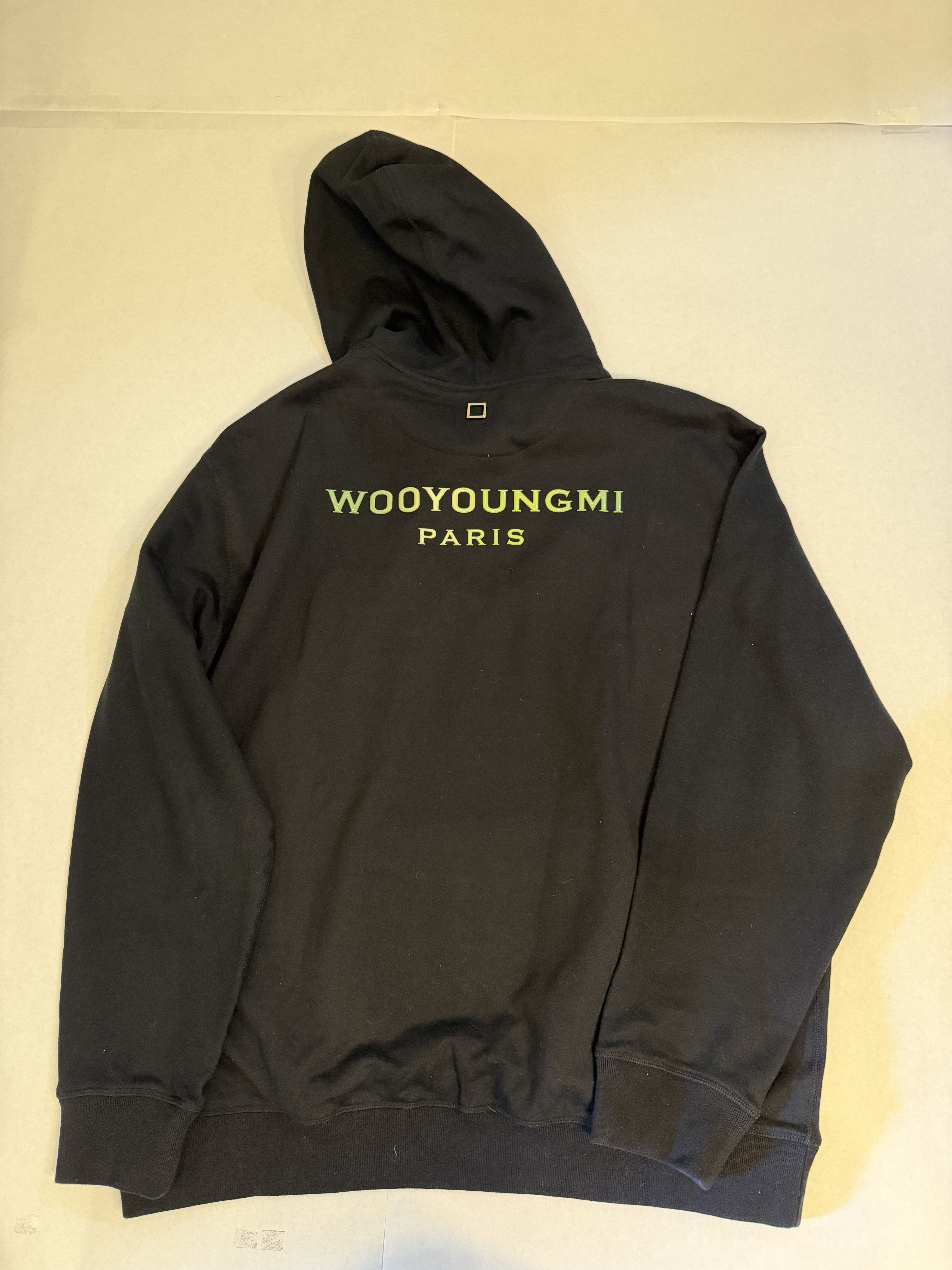 Wooyoungmi Wooyoungmi Green Logo Hoodie Size US XL / EU 56 / 4 - 5 Thumbnail