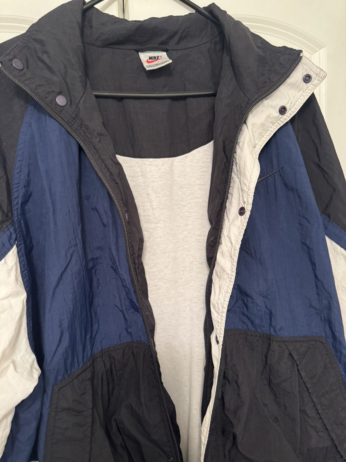Nike Vintage 90’s Nike Track Suit Jacket Size US XL / EU 56 / 4 - 4 Thumbnail