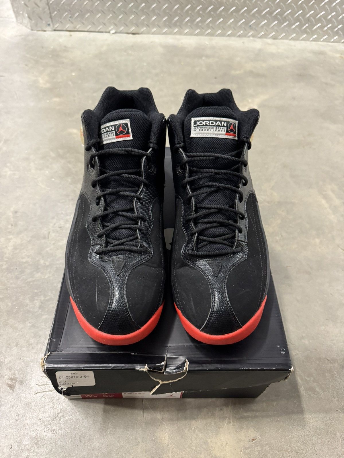 Jordan Brand Jordan Jumpman Team 1 Black Infrared 2014 Size 12 Size US 12 / EU 45 - 4 Thumbnail