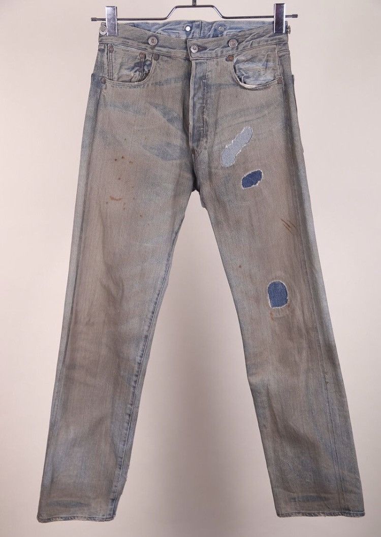 image of Levis x Lvc Levi’S X Lvc Limited Distressed Effect Denim Jeans, Men's (Size 30)