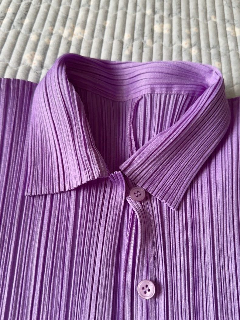 Issey Miyake issey miyake size:3 Purple cardigan Size XXS / US 00 / IT 34 - 2 Thumbnail
