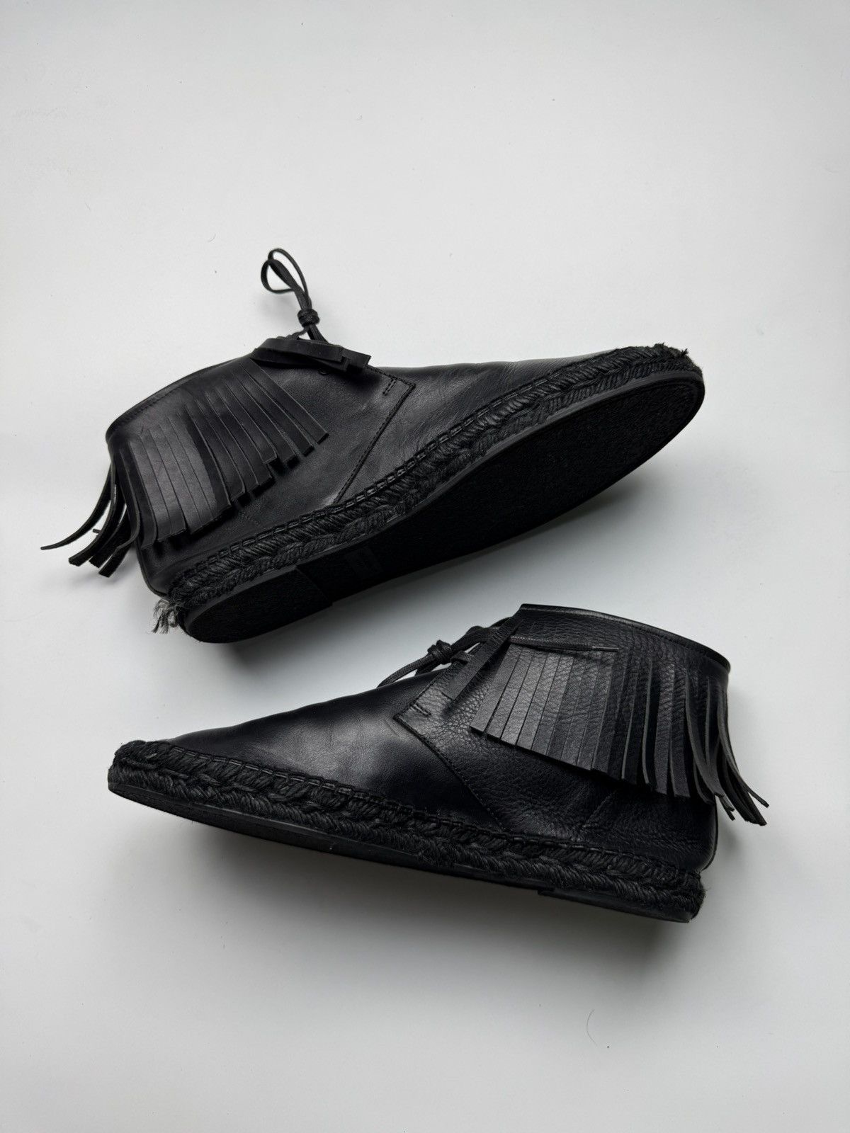 Saint Laurent Paris Saint Laurent Fringed Espadrille Boots Size US 9 / EU 42 - 3 Thumbnail