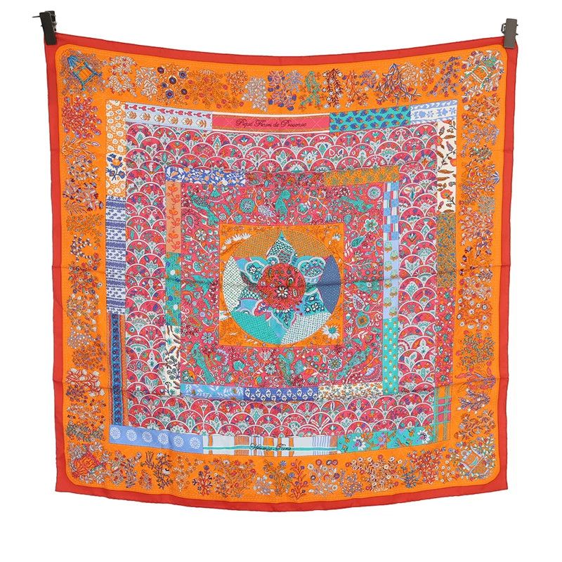 Hermes Hermes Printed Graphic Multi Scarf S Men Size ONE SIZE - 1 Thumbnail