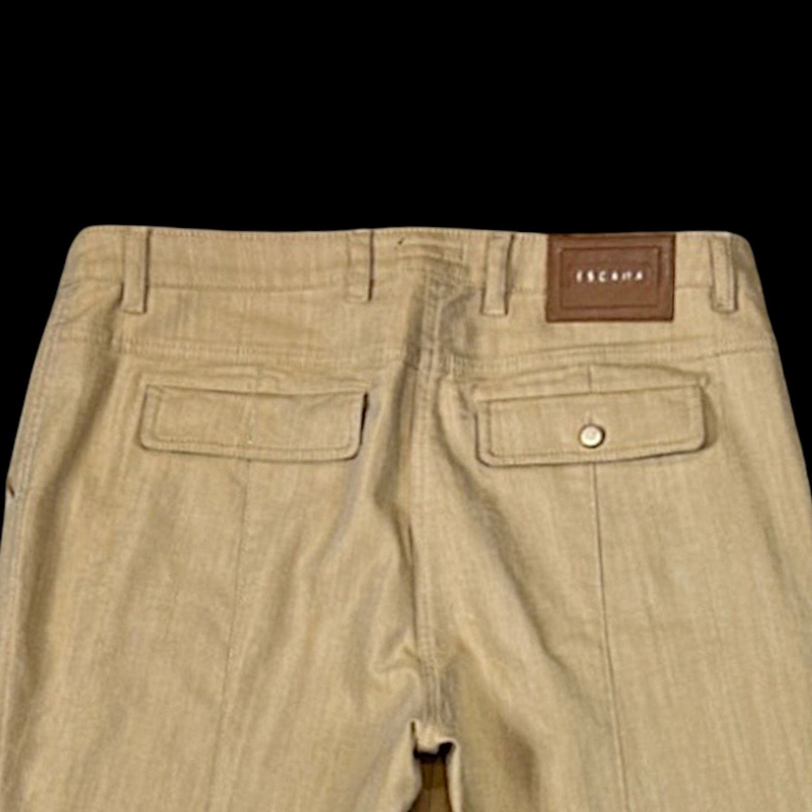 Escada Escada Gold/Yellow Pants | Size 12 Size 34" / US 12 / IT 48 - 3 Thumbnail