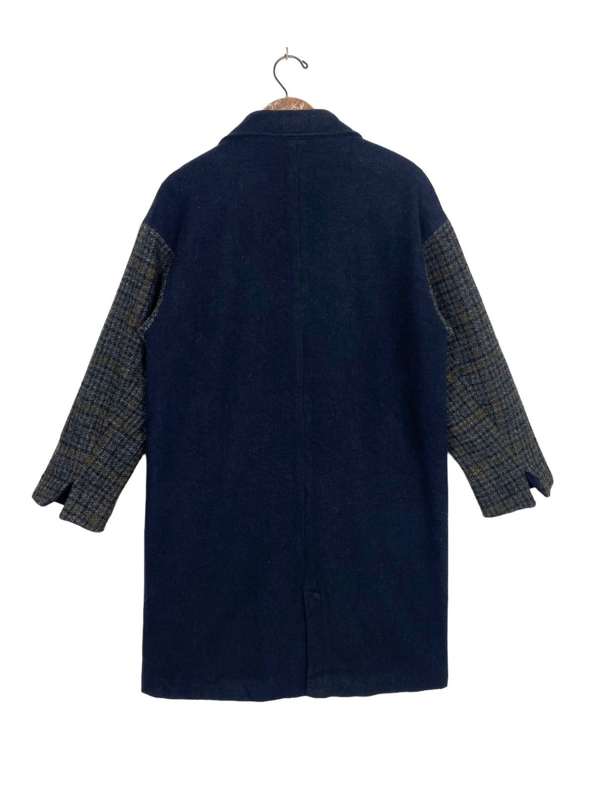 Harris Tweed Rare‼️ Harris Tweed Hand Woven Wool Coat Size L / US 10 / IT 46 - 5 Thumbnail