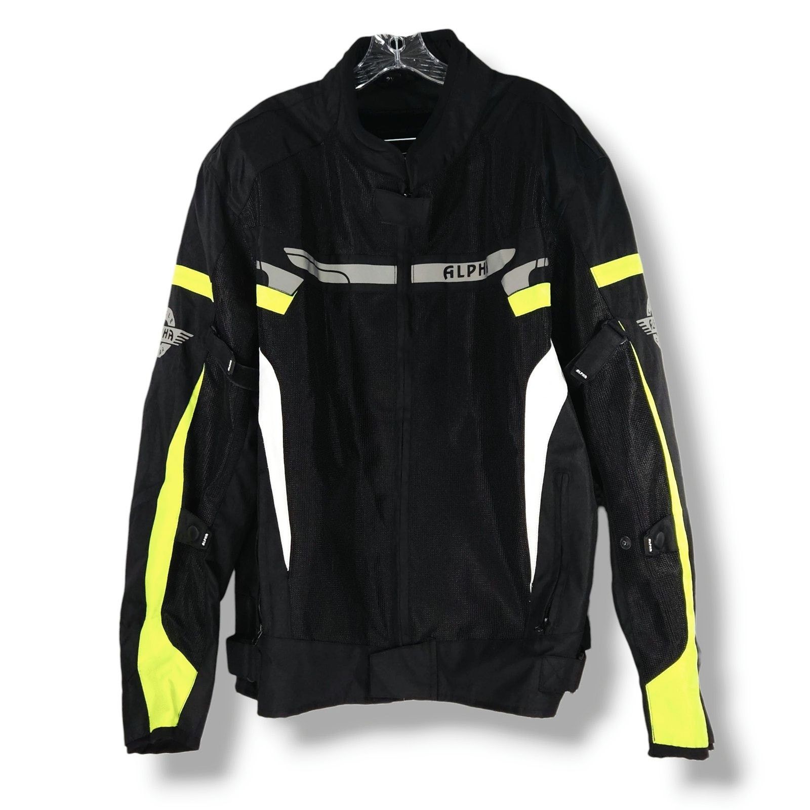 Other Alpha Cycle Gear Mesh Motorcycle Jacket CE Armor Black 2XL Size US XXL / EU 58 / 5 - 2 Thumbnail