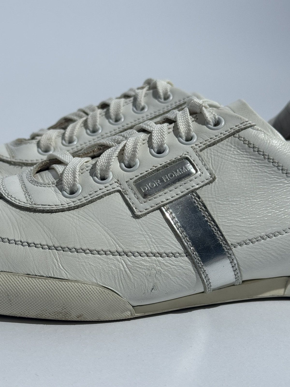 Dior SS07 Dior Homme “We Look Good Together” Leather B21 Trainers Size US 7.5 / EU 40-41 - 6 Thumbnail