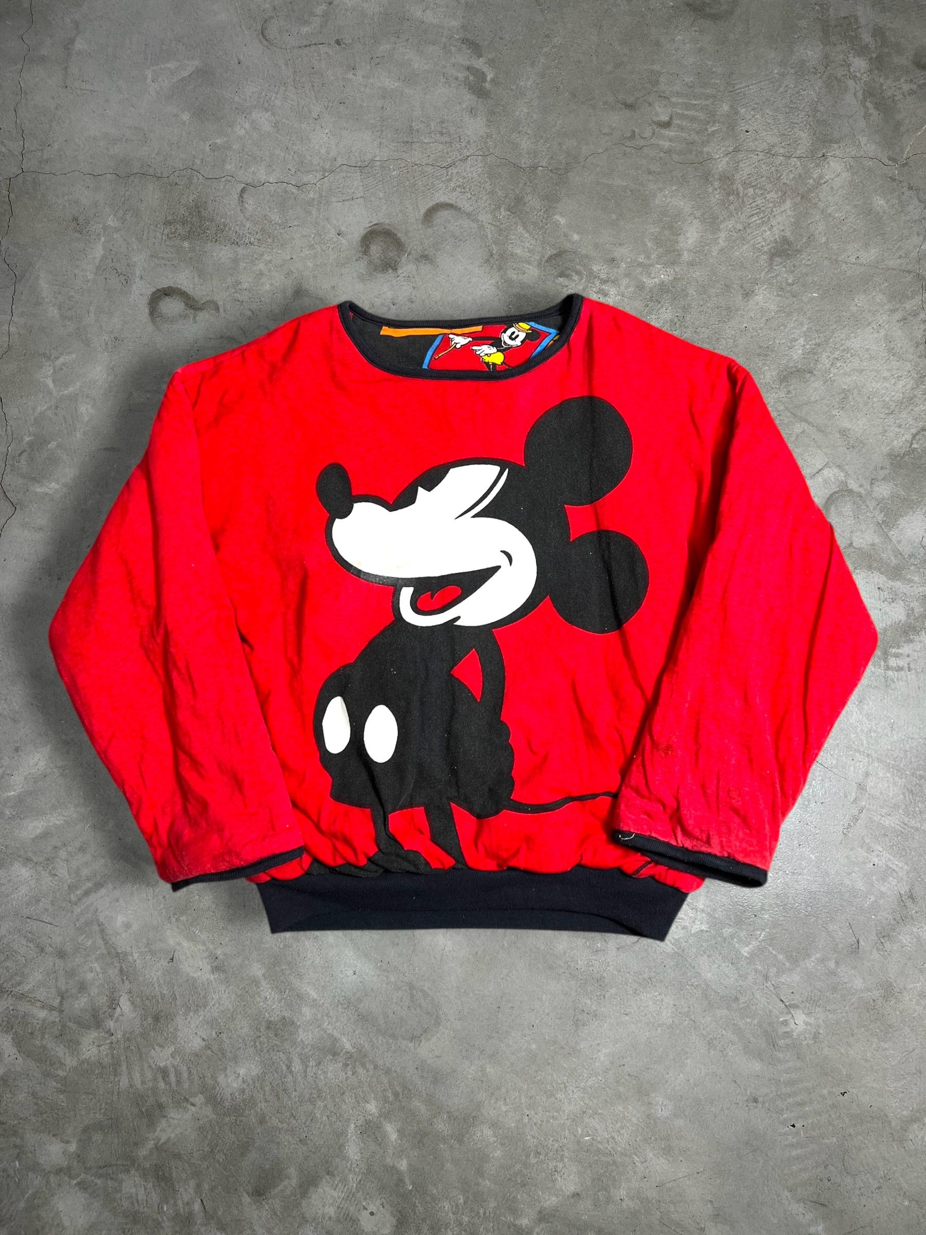 Disney Vintage Disney Mickey Mouse 2 Side Sweatshirt JKA092 Size US M / EU 48-50 / 2 - 7 Thumbnail