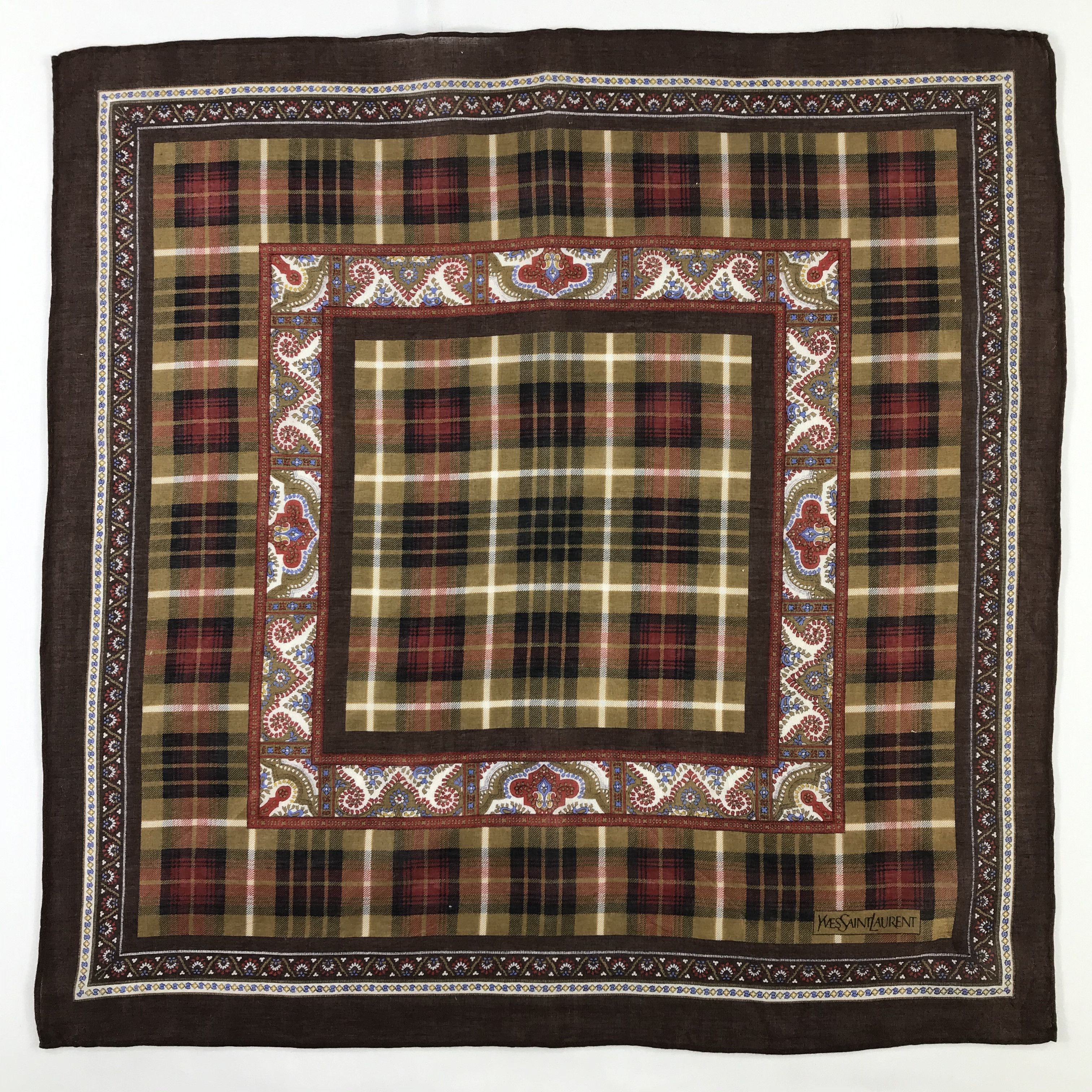 Yves Saint Laurent Bandana / Handkerchief /Neckerchief -S381