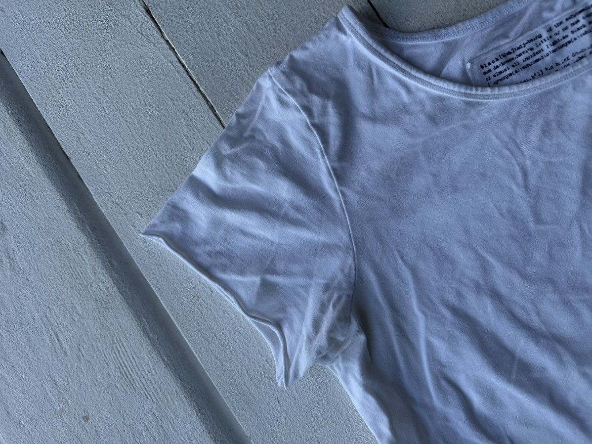 Rundholz RUNDHOLZ 🚨 WHITE T-SHIRT RARE AVANT GARDE OPIUM Size L / US 10 / IT 46 - 3 Thumbnail