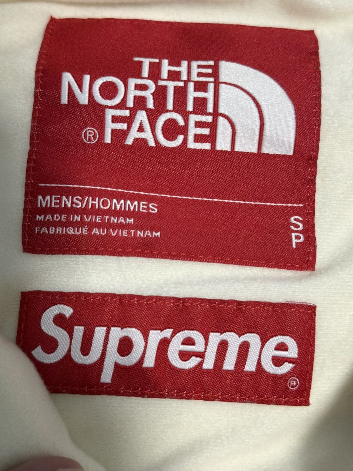 The North Face Supreme tnf north face expedition fleece jacket white red Size US S / EU 44-46 / 1 - 5 Thumbnail