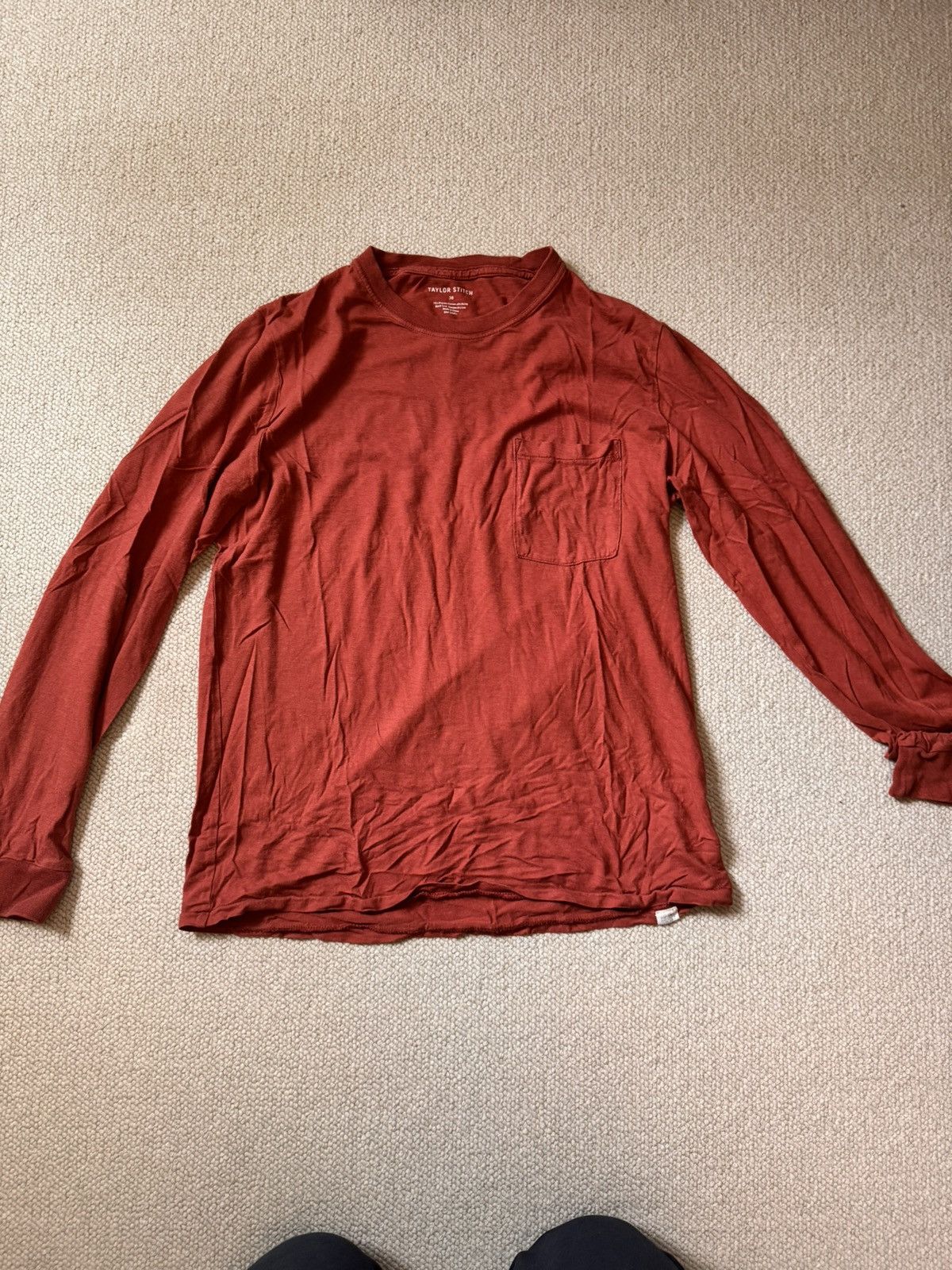 Taylor Stitch cotton hemp long sleeve tshirt