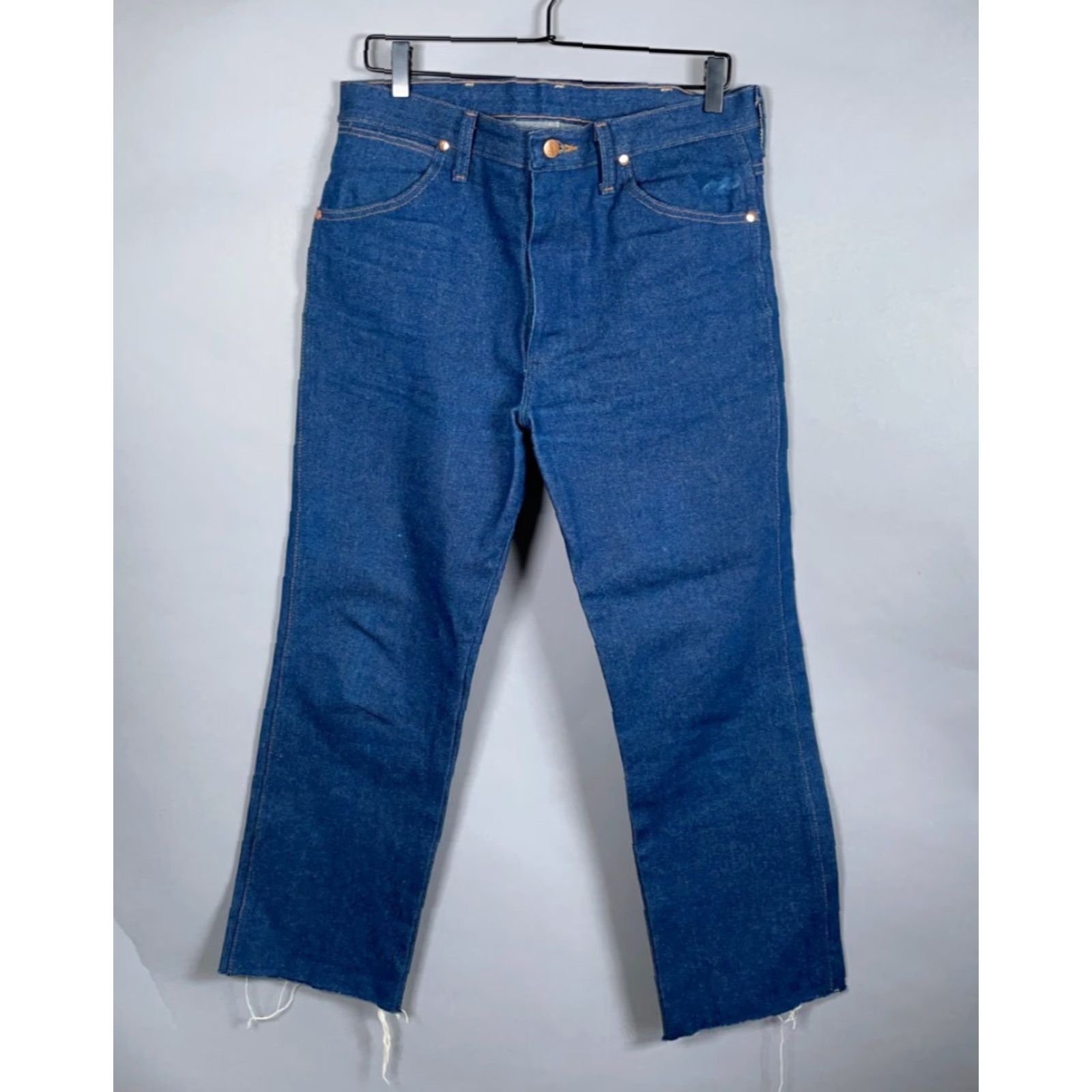 Wrangler VINTAGE Wrangler Cowboy Cut Slim Fit Jeans Men’s 34 x 28 Blue 90s Retro Western Denim Size US 32 / EU 48 - 2 Thumbnail