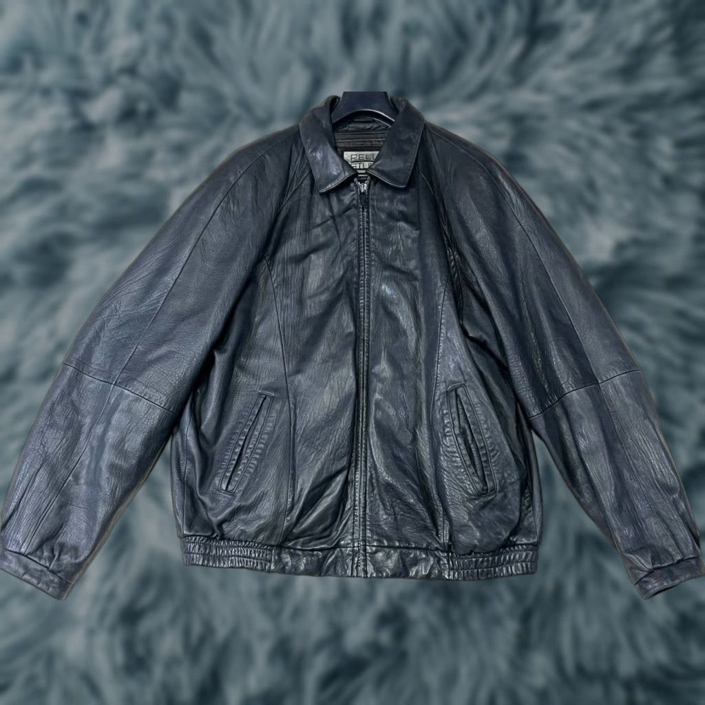 Wilson VINTAGE Wilson Jacket Leather Pelle Studio Thinsulate Ultra Black 2XL Men Size US XXL / EU 58 / 5 - 1 Thumbnail