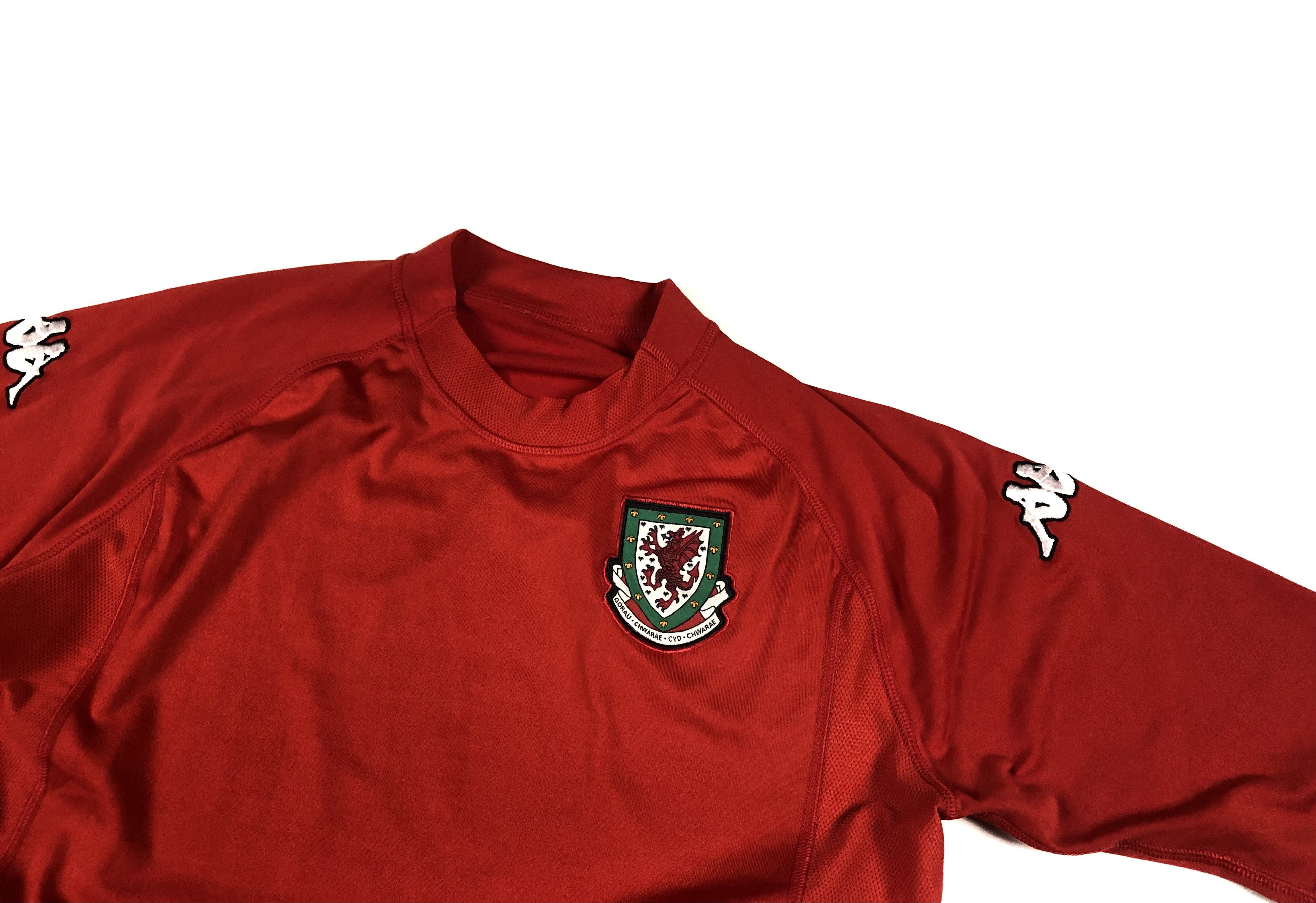 Kappa Kappa Wales 2004-2005 Home Soccer Jersey Size US XXL / EU 58 / 5 - 2 Thumbnail