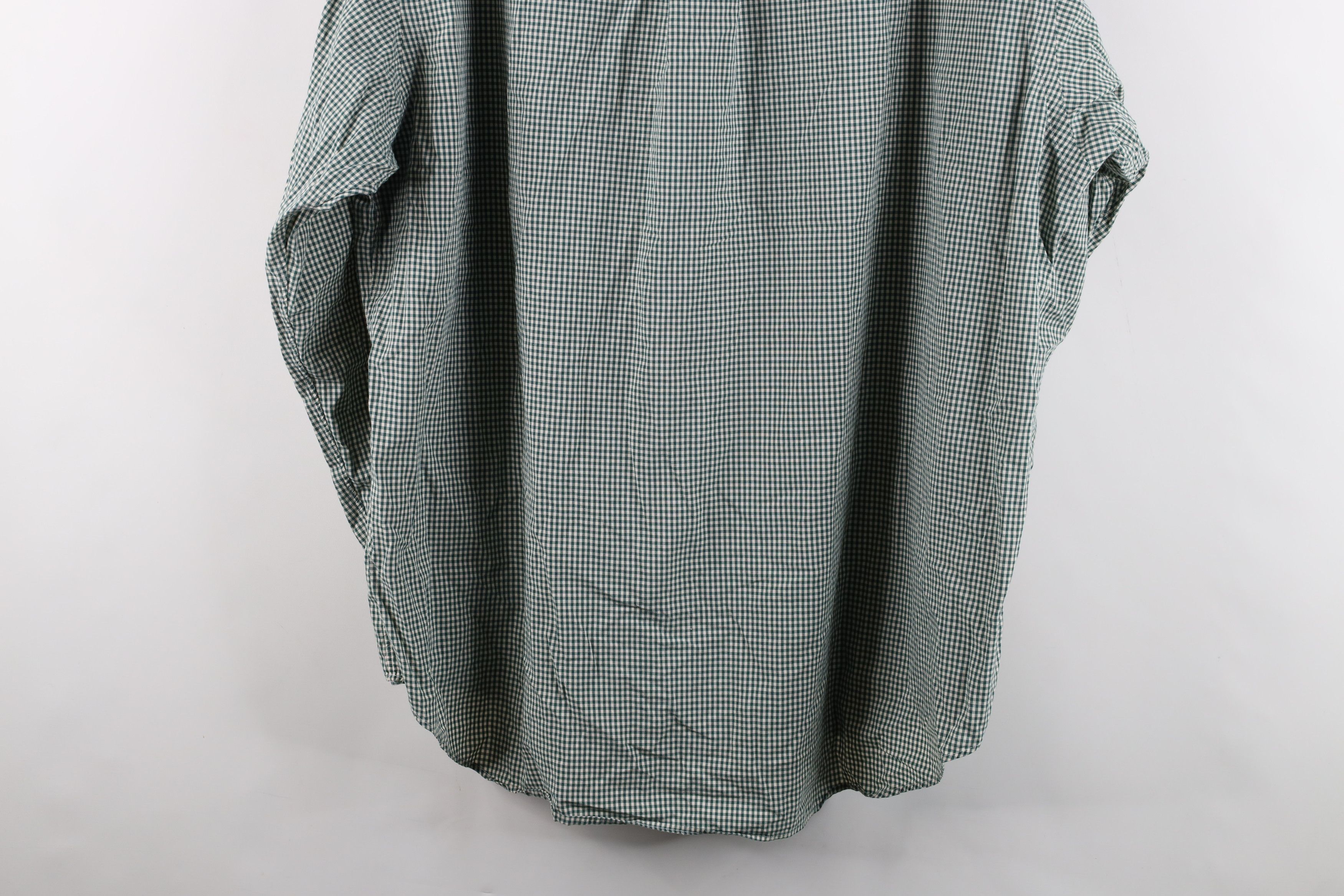 Ralph Lauren Vintage 90s Ralph Lauren Gingham Button Down Shirt Green Size US XL / EU 56 / 4 - 10 Thumbnail