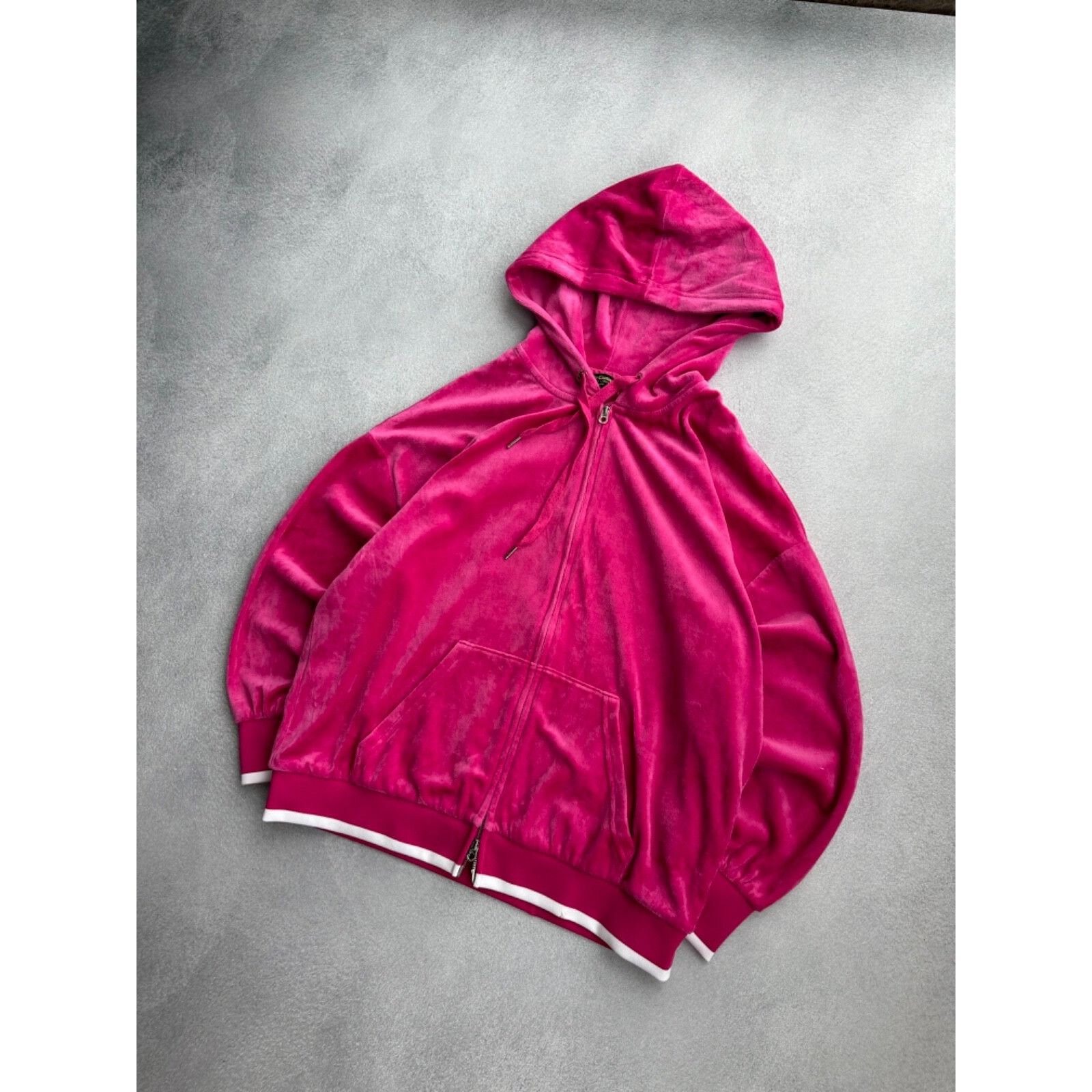 Juicy Couture VTG Juice Couture Pink Velour Woman Tracksuit Size S / US 4 / IT 40 - 9 Thumbnail