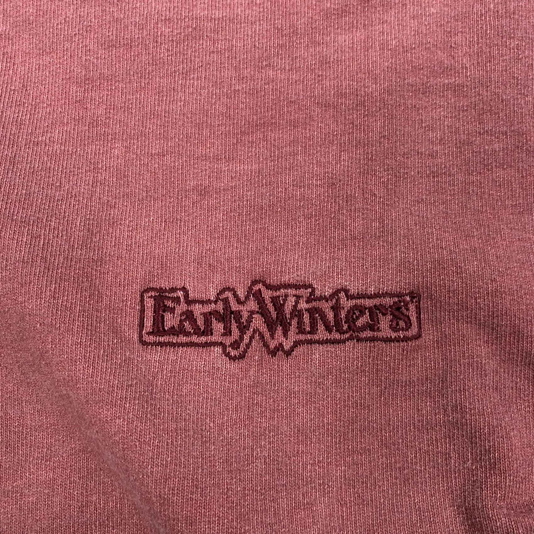 Vintage VINTAGE Early Winters T-Shirt Crew Neck Long Sleeve Men XL Dusty Red USA Embroidered Logo Size US XL / EU 56 / 4 - 3 Thumbnail