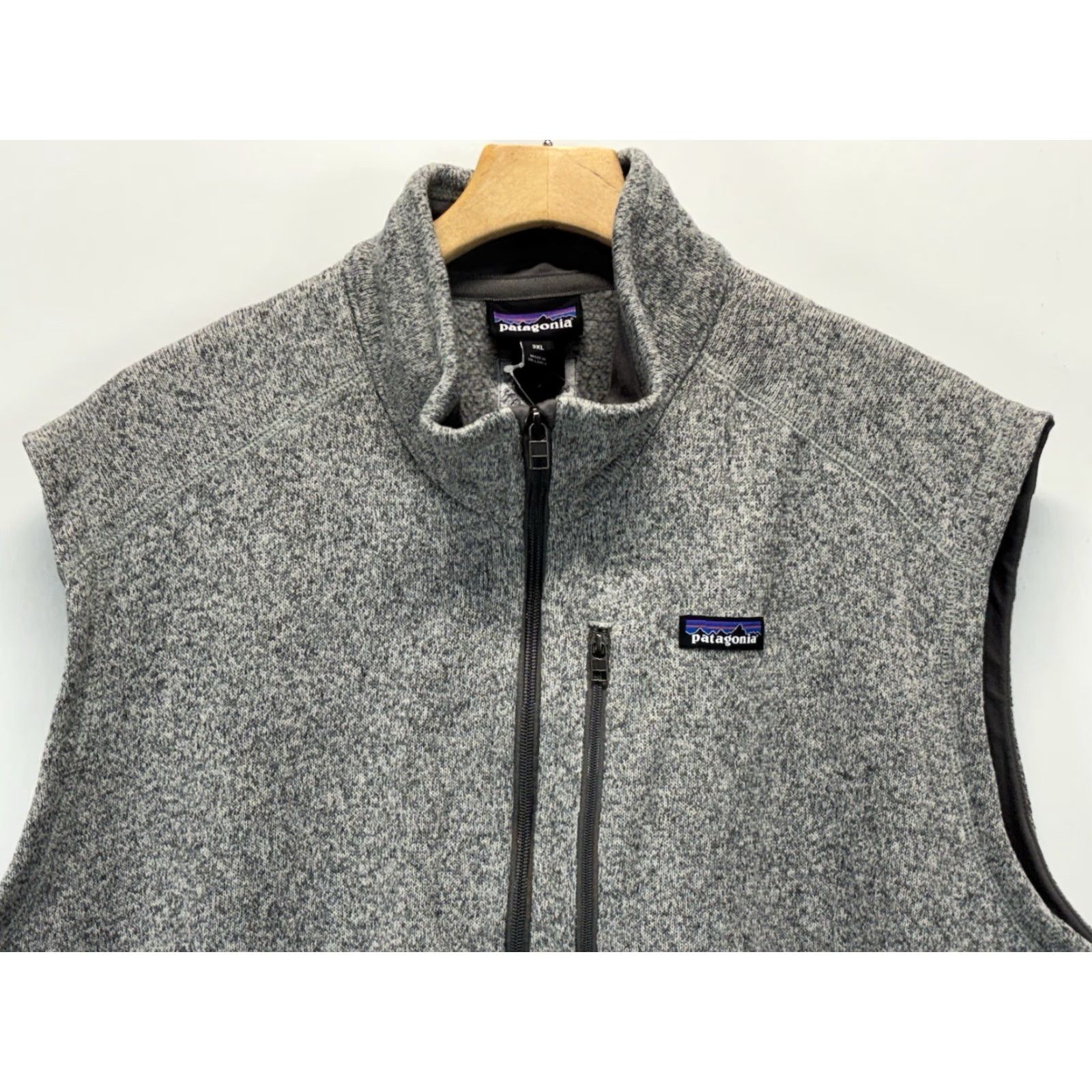 Patagonia Patagonia Vest New Better Sweater 3XL Mens Sz Grey Embroidered Big & Tall Zip Size US XXL / EU 58 / 5 - 2 Thumbnail