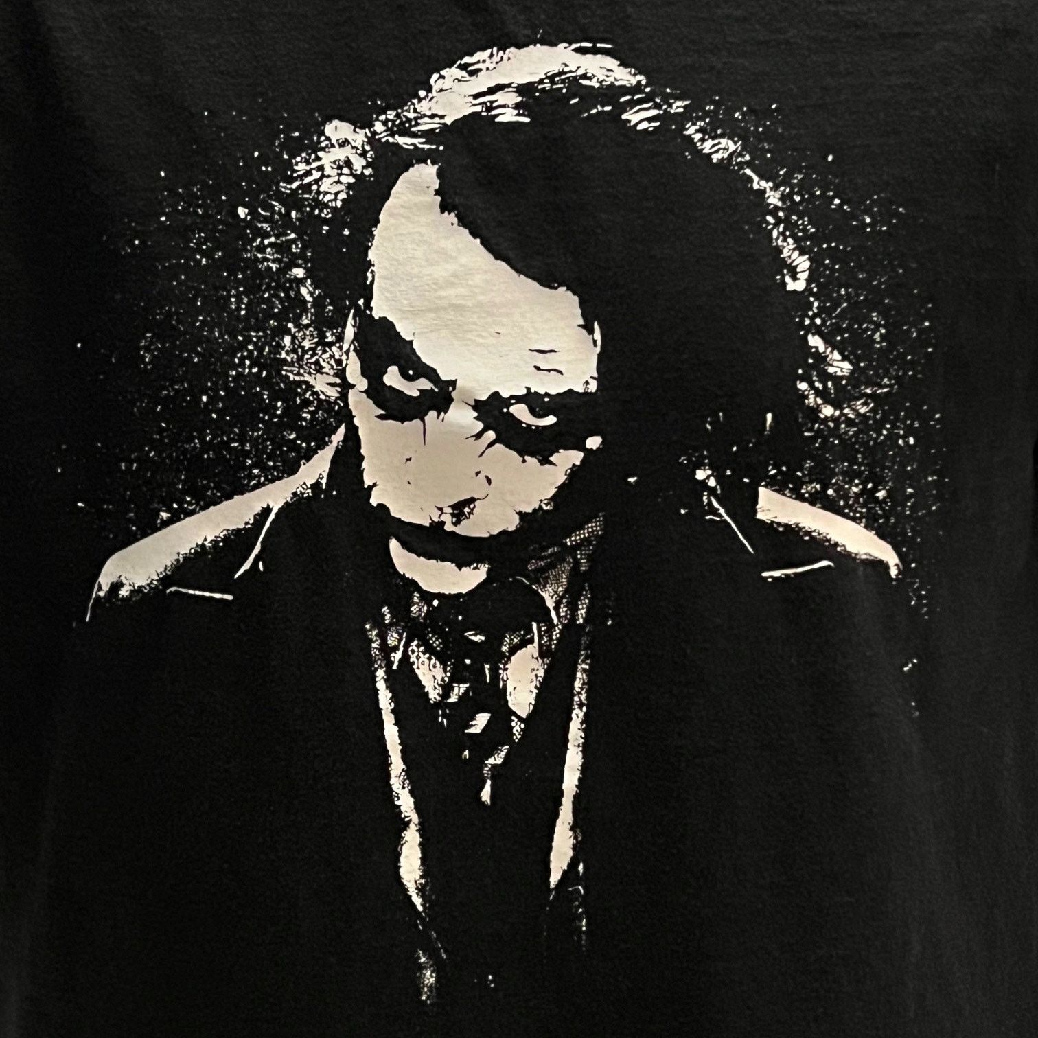 Alstyle Vintage Joker T-Shirt - Heath Ledger The Dark Knight Size M Size US M / EU 48-50 / 2 - 2 Thumbnail