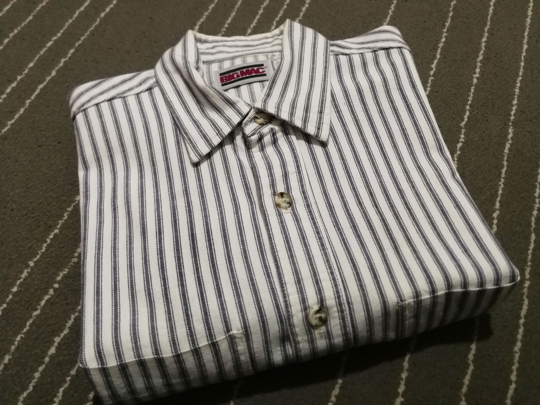Big Mac × Vintage Vintage BIG MAC usa hickory chambrey M 2073 Size US M / EU 48-50 / 2 - 3 Thumbnail