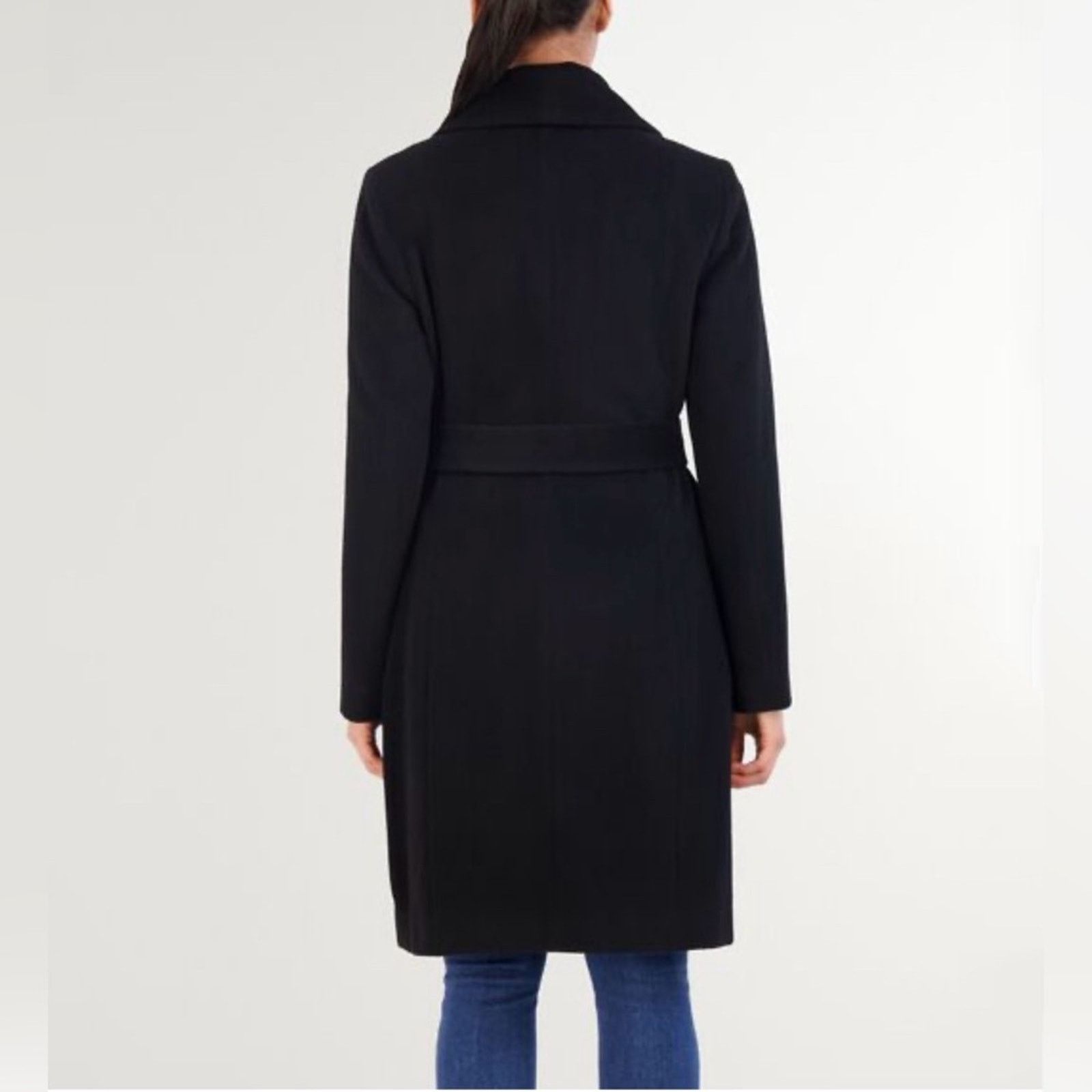 Cole Haan Cole Haan Women's Belted Wrap Coat - Size: 10 Size L / US 10 / IT 46 - 3 Thumbnail