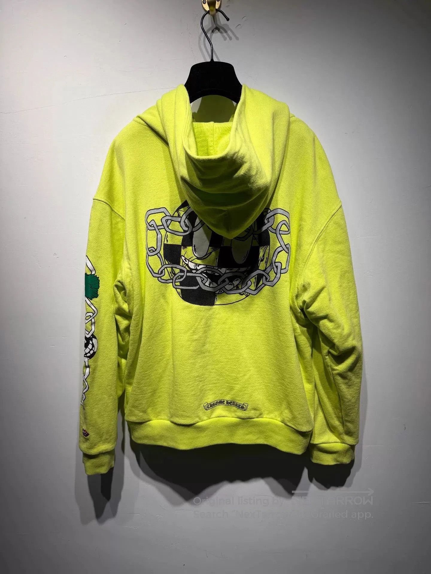 Chrome Hearts Green Zip-Up Hoodie with Graphic Prints. Size US M / EU 48-50 / 2 - 2 Thumbnail