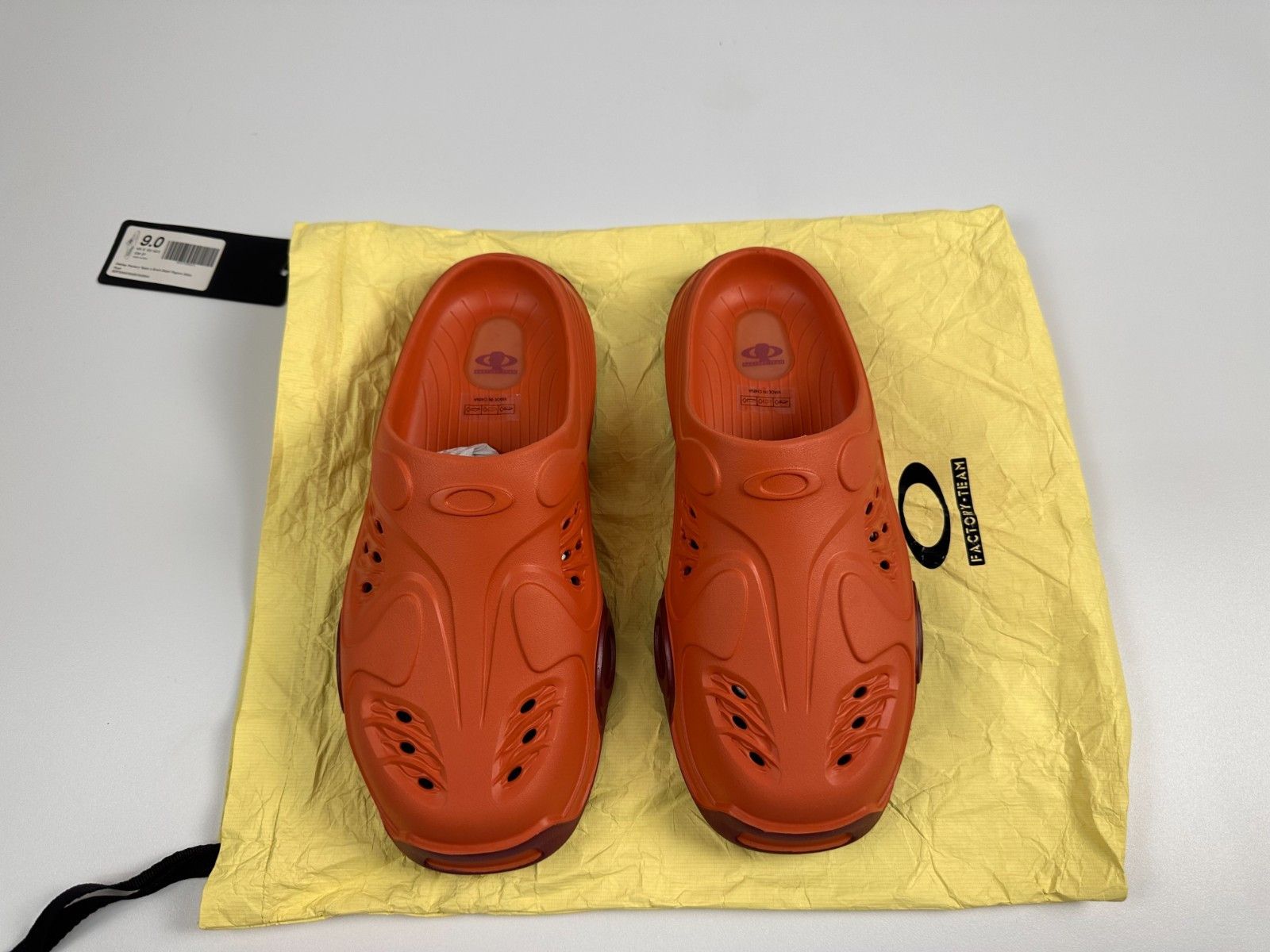 Oakley Oakley Factory Team Brain Dead Paguro slide Rust Orange US8 Size US 8 / EU 41 - 5 Thumbnail