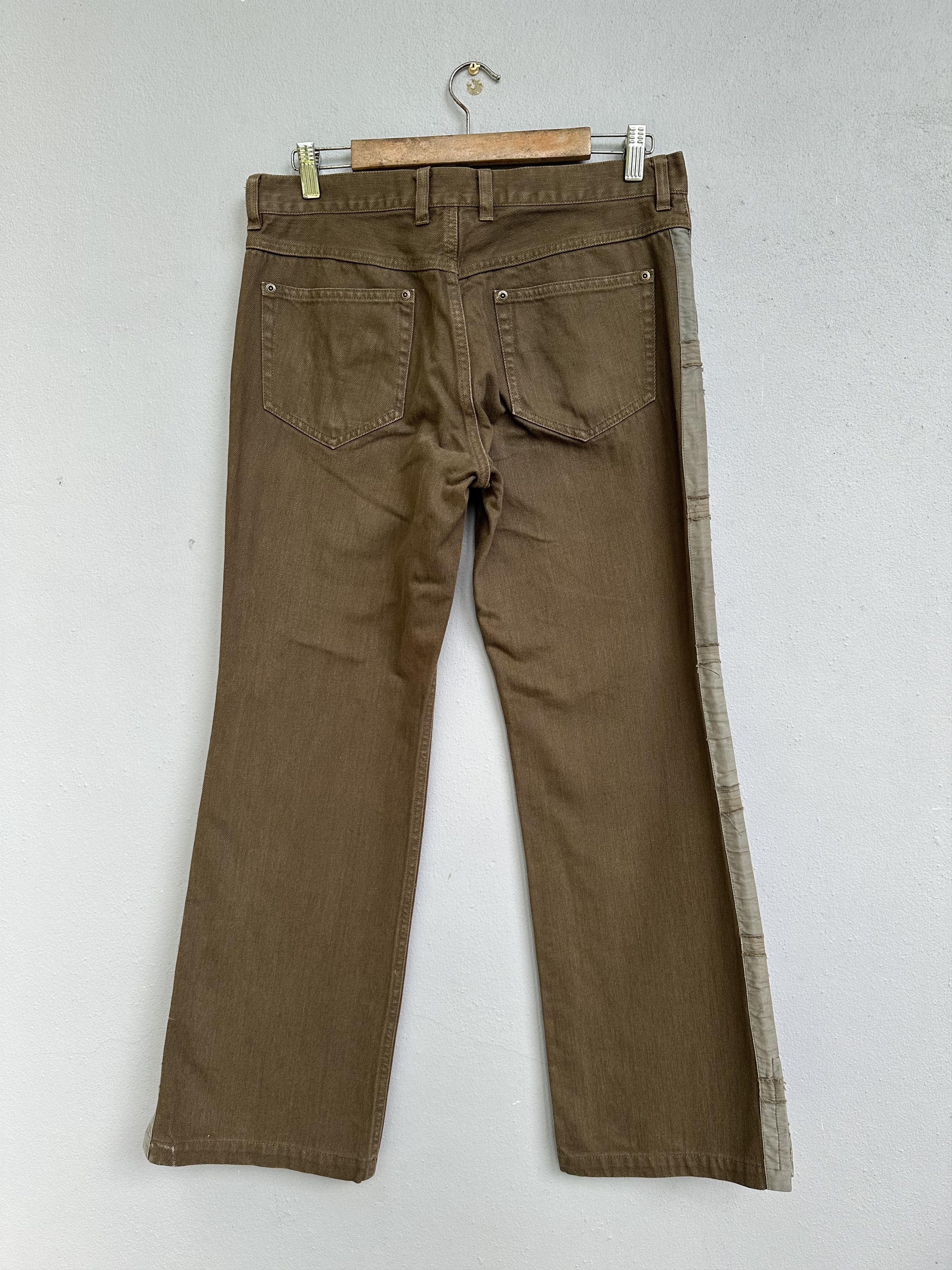 Matsuda Japanese Brand Monsieur Nicole Side Tape Denim Jeans Size US 32 / EU 48 - 3 Thumbnail