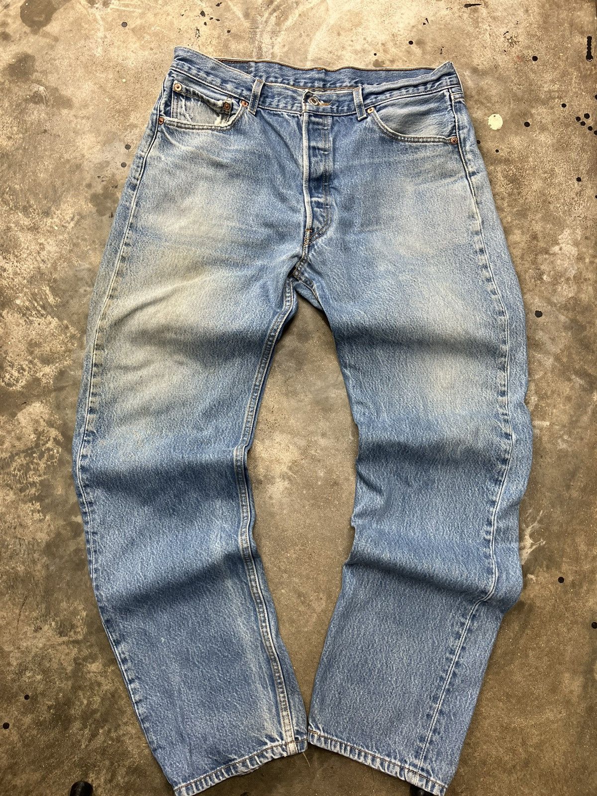 Levi's × Vintage Levi’s 501 Distressed Jeans Size US 33 - 1 Thumbnail