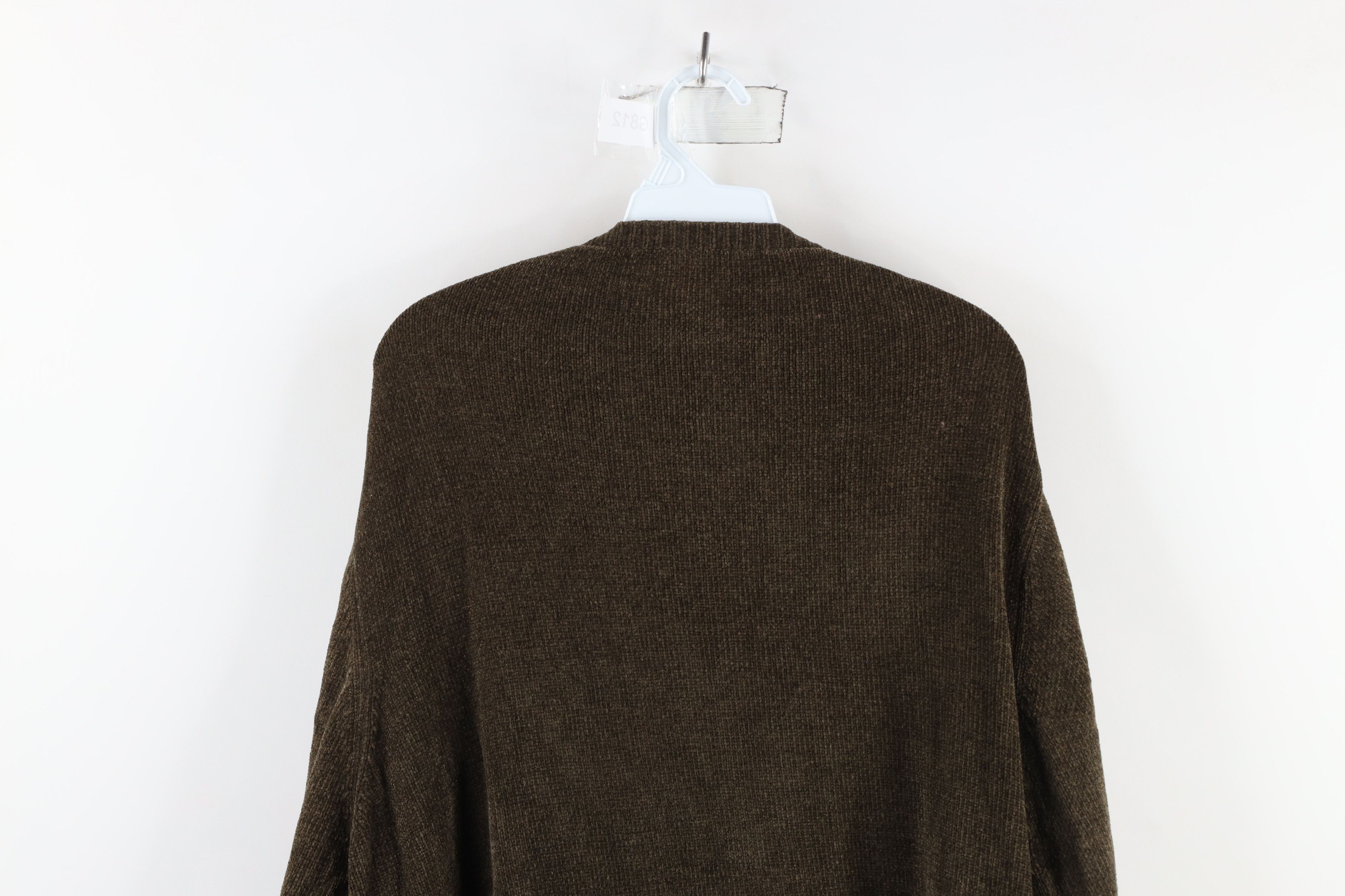 Vintage Vintage 90s Streetwear Textured Knit Crewneck Sweater Size US XL / EU 56 / 4 - 8 Thumbnail