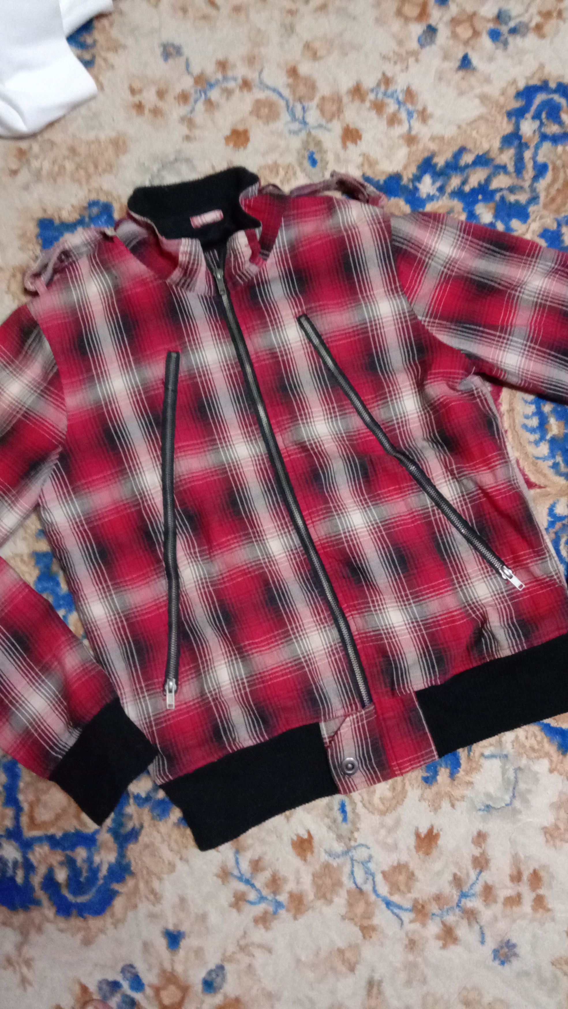 Japanese Brand Japanese Punk Tartan Jacket SLIPPIN Size US M / EU 48-50 / 2 - 7 Thumbnail