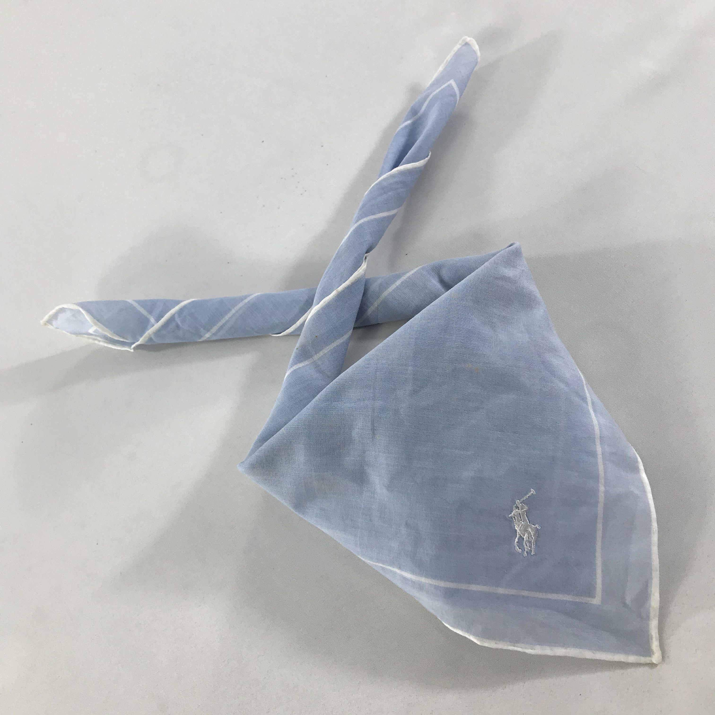 Polo Ralph Lauren × Vintage Polo Ralph Lauren Bandana / Handkerchief /Neckerchief -S1728 Size ONE SIZE - 4 Thumbnail