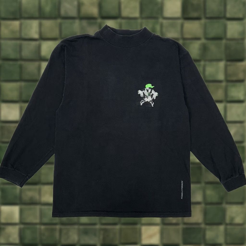 Powell Peralta VINTAGE Powell Peralta Ray Barbee Shirt Long Sleeve Black Adult M Ragdoll Cards Skate 80s 90s USA Mens Size US M / EU 48-50 / 2 - 1 Thumbnail