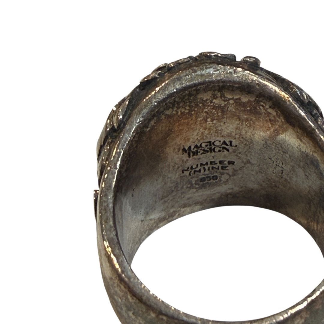 Magical Design × Number (N)ine Number (N)ine x Magical Design SS07 Skull 950 Silver Ring Size ONE SIZE - 4 Thumbnail