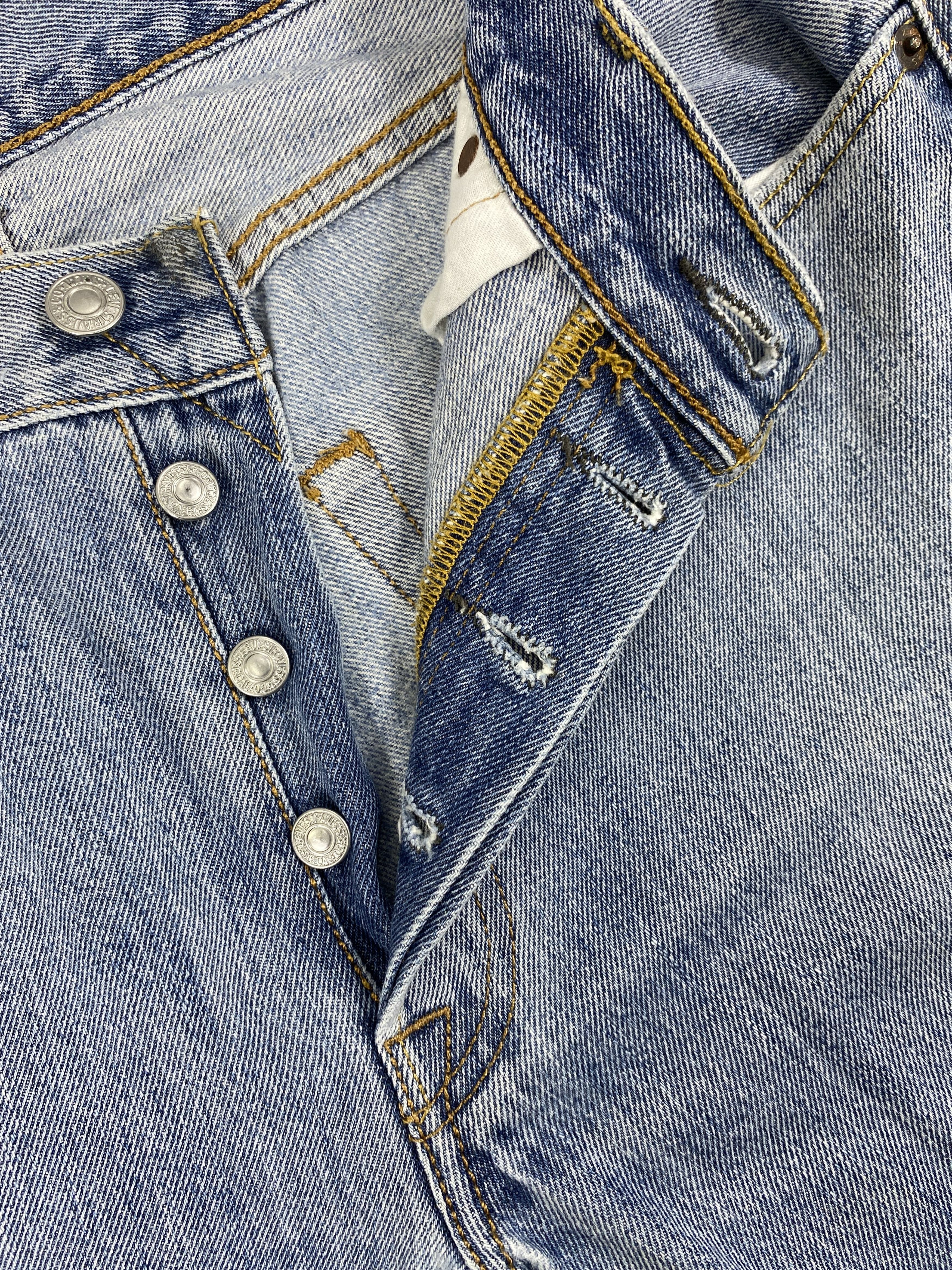 Levi's Light Blue Wash Vintage Levi's 501 32x32.5 Denim JN2455 Size US 32 / EU 48 - 6 Thumbnail