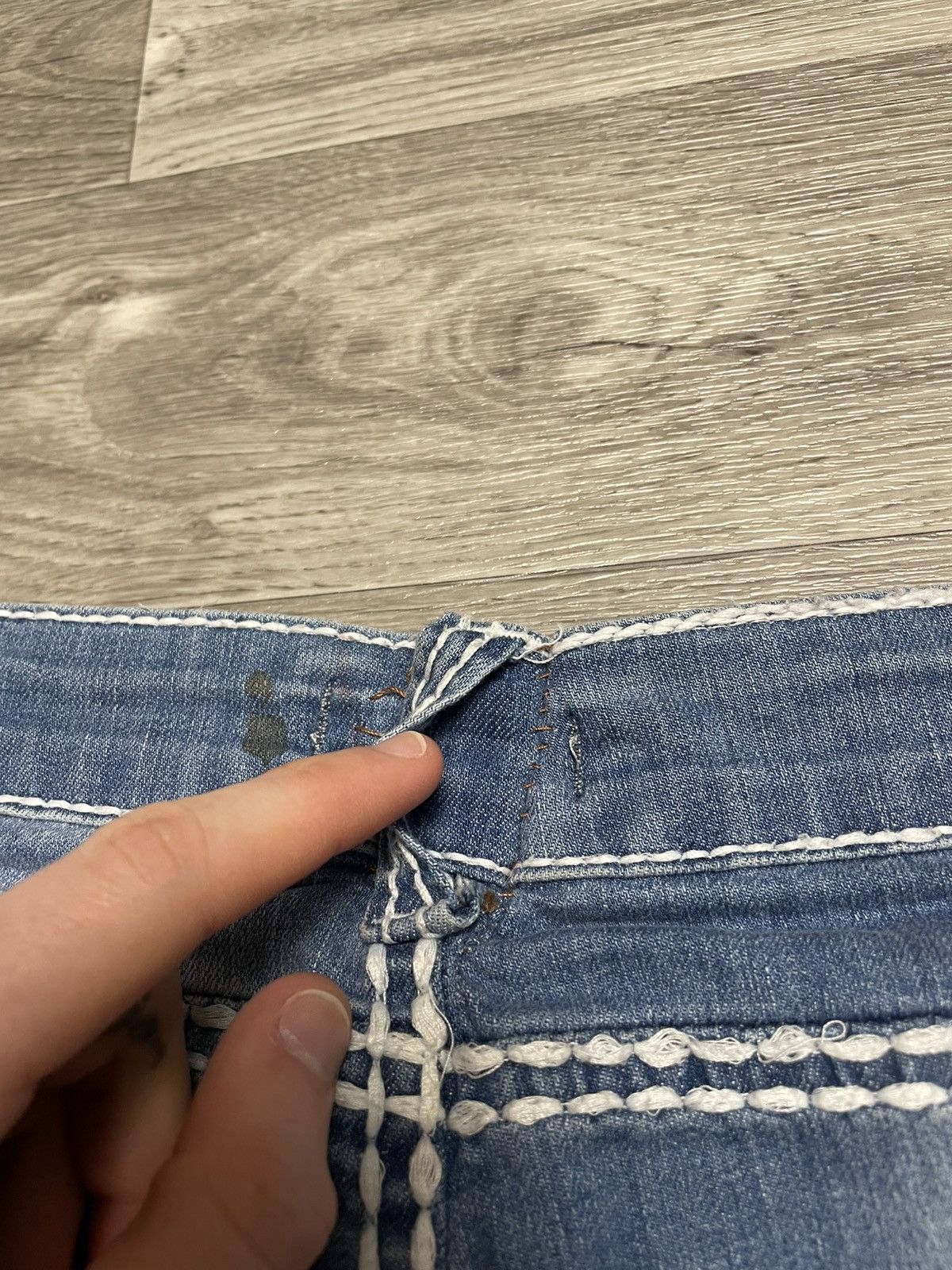 True Religion Vintage True Religion Blue Skinny Fit Jeans Y2K Size US 31 - 22 Thumbnail