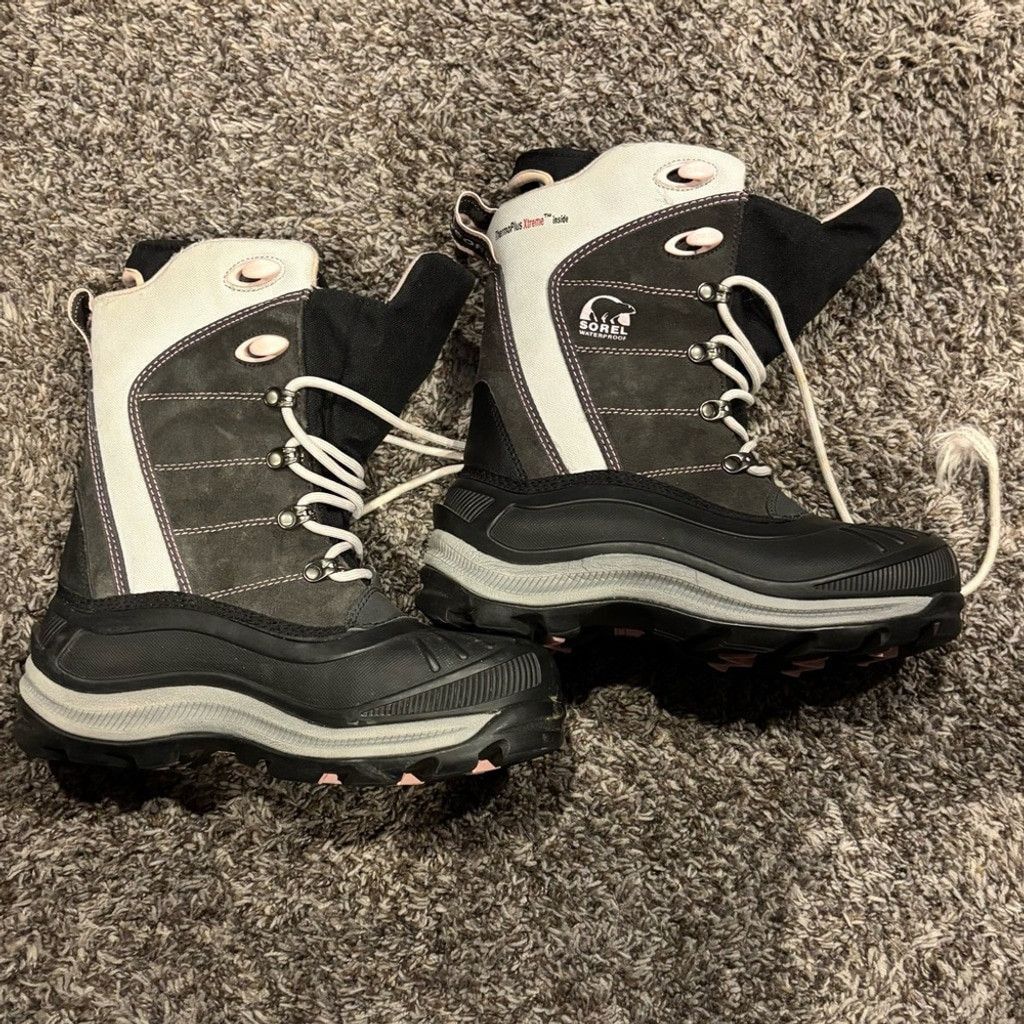 SOREL Women’s Sorel Black and Gray Winter Boots Size US 6 / IT 36 - 1 Thumbnail
