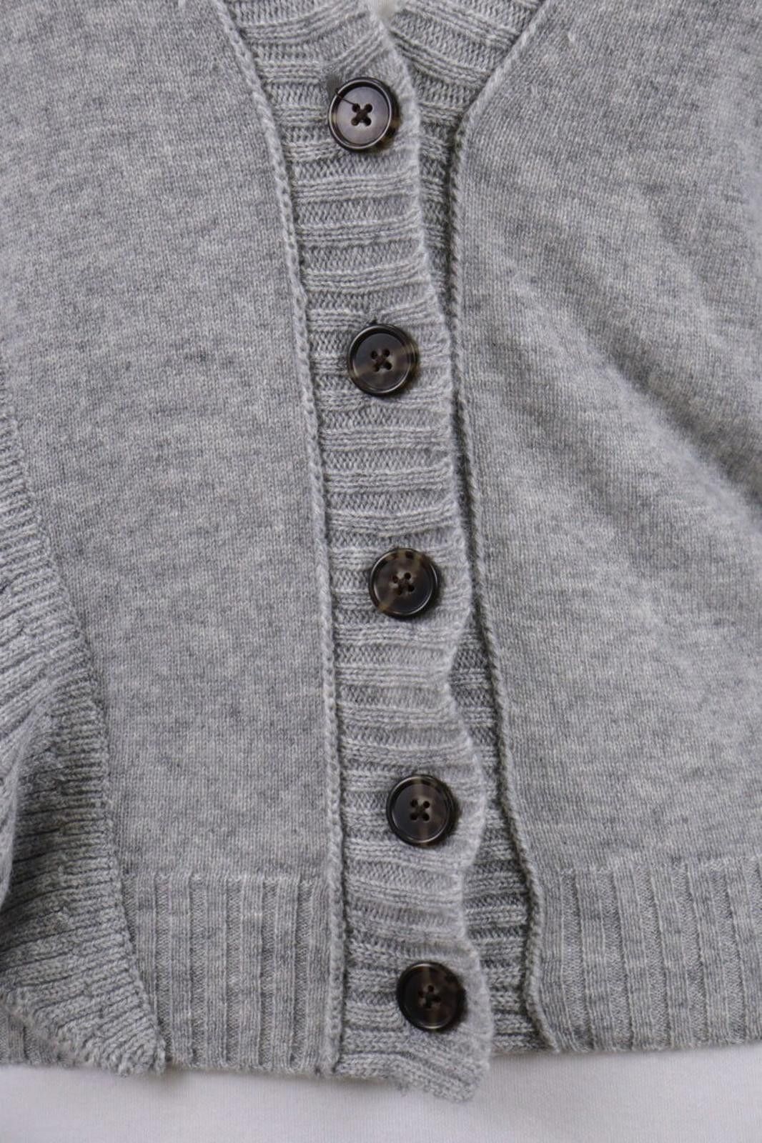 J.Crew J.Crew 100% Cashmere Gray Knit Cardigan Sweater Size XS Size XS / US 0-2 / IT 36-38 - 6 Thumbnail