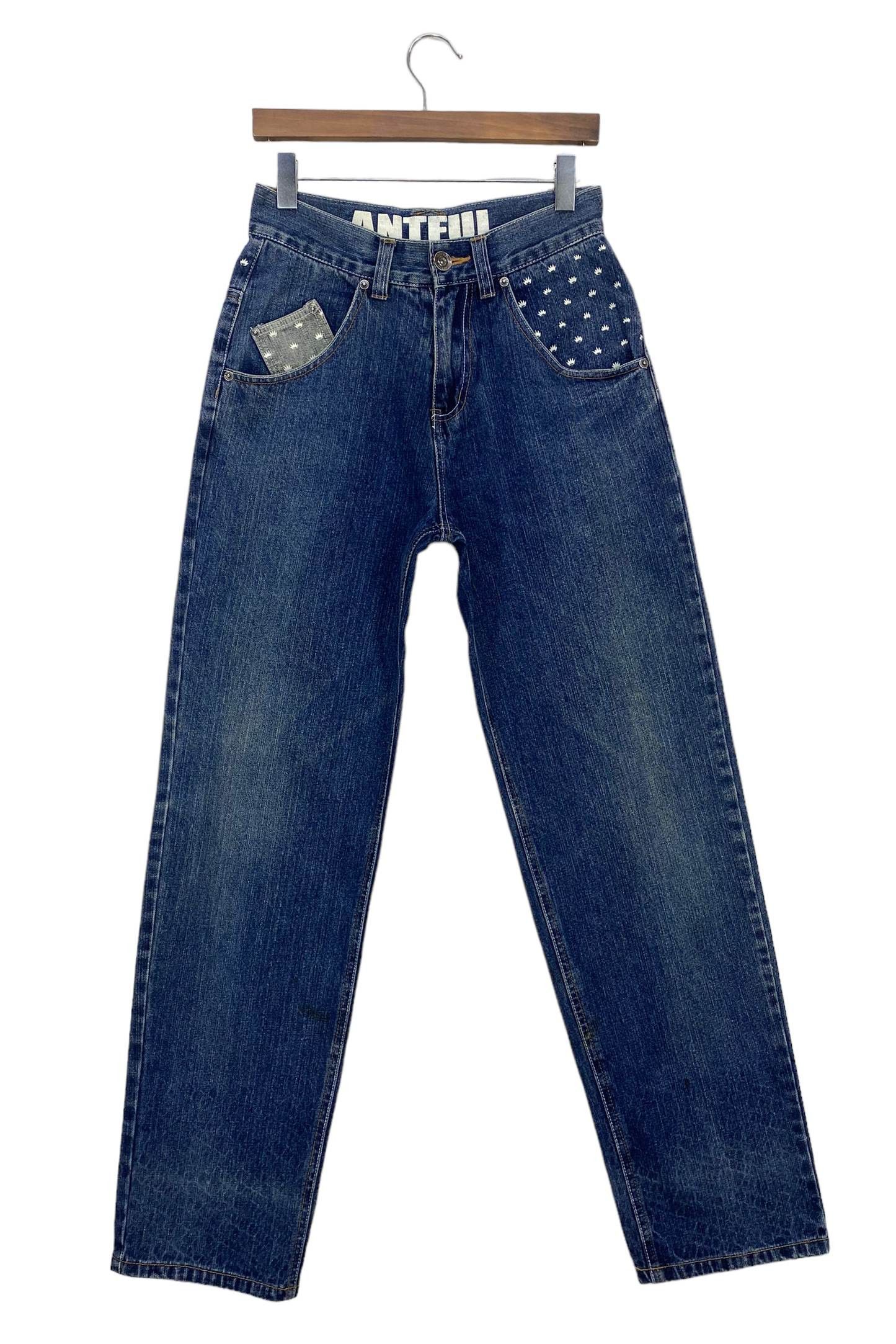 Japanese Brand Antful Jeans Capital City Print Jeans Size US 28 / EU 44 - 2 Thumbnail