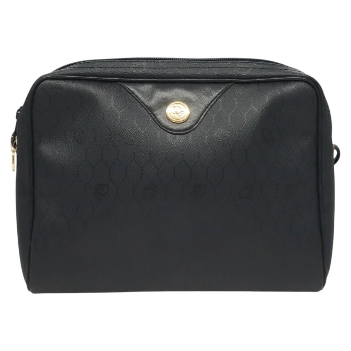 Dior DIOR Honeycomb Canvas Shoulder Bag Pvc Navy Gold Size ONE SIZE - 2 Thumbnail