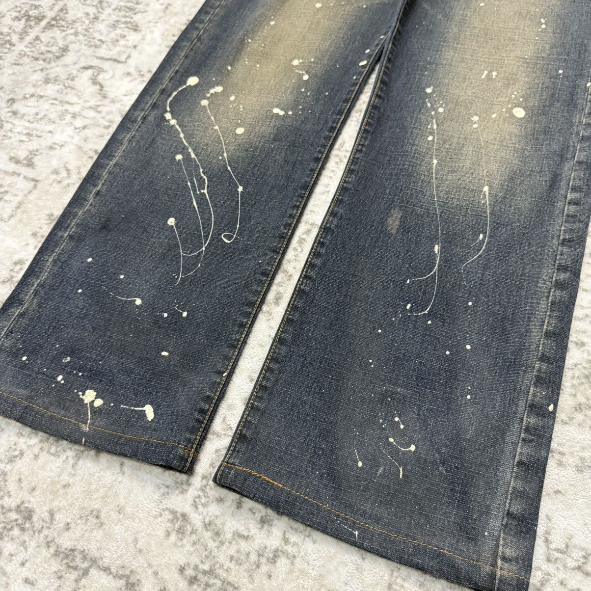 Oshkosh Vintage Oshkosh Paint Splatter Mud Wash Loose Jeans Size US 34 / EU 50 - 6 Thumbnail