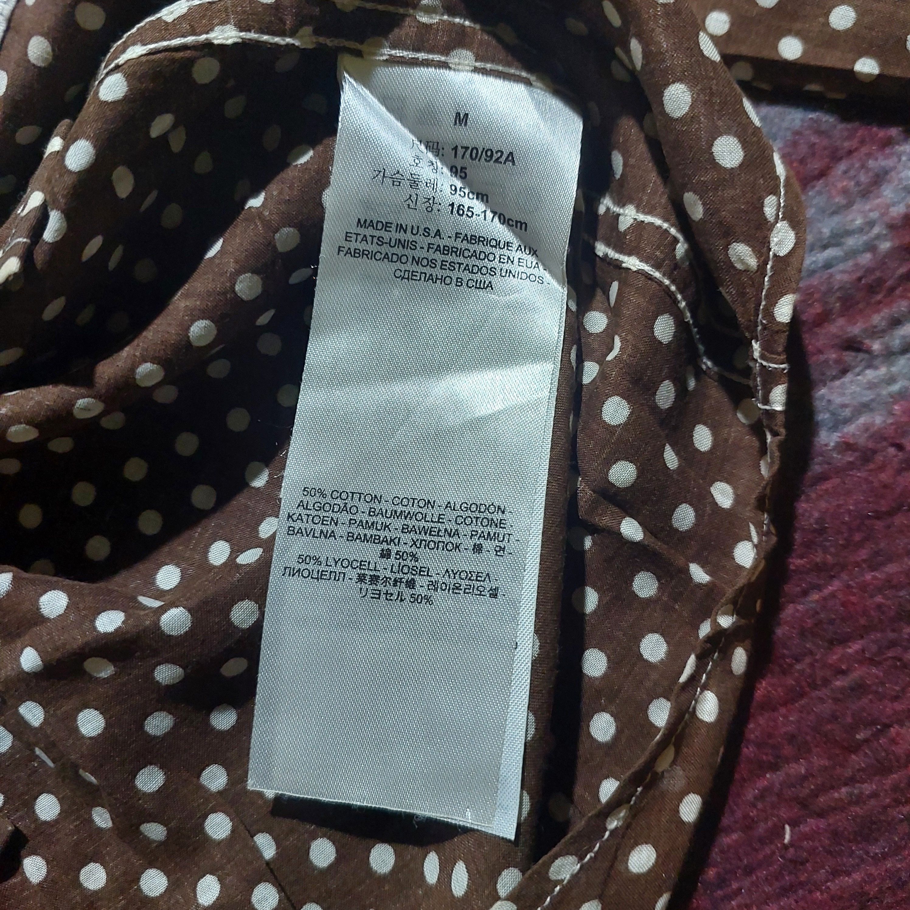 Levi's × Supreme Levi's x supreme western polka brown shirt Size US M / EU 48-50 / 2 - 10 Thumbnail