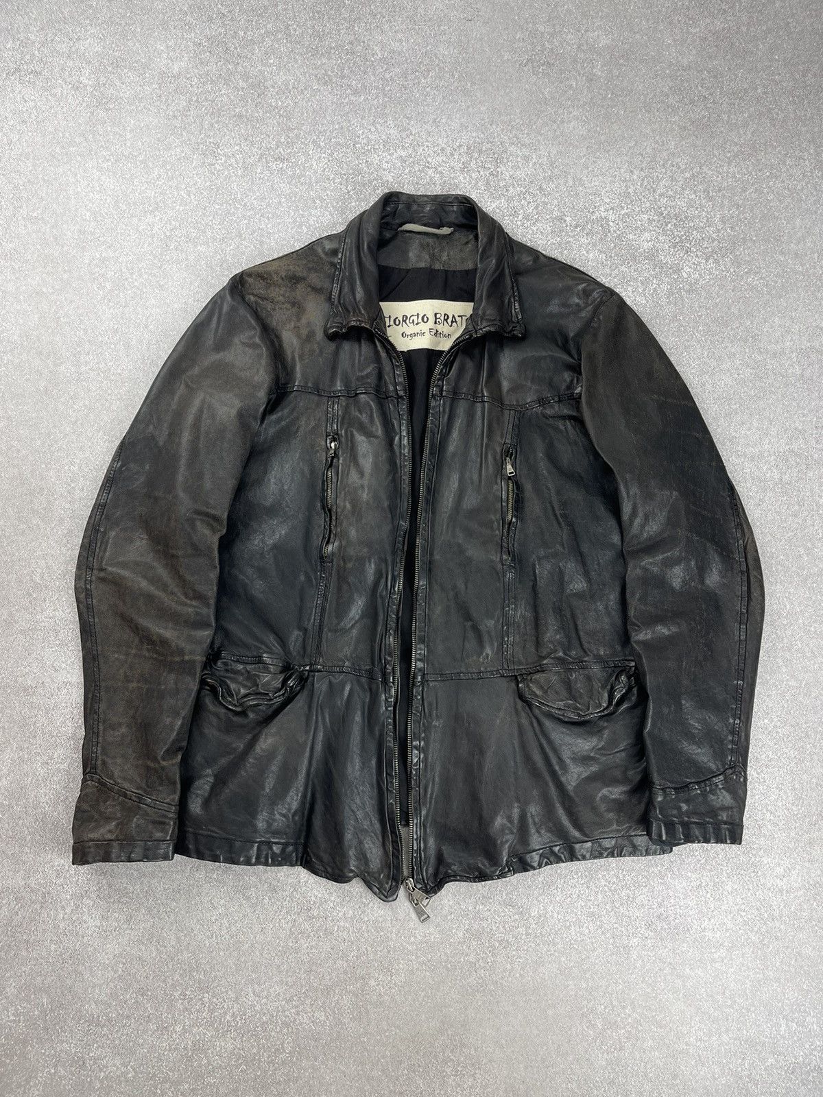 Men's Giorgio Brato Leather Jackets | Grailed