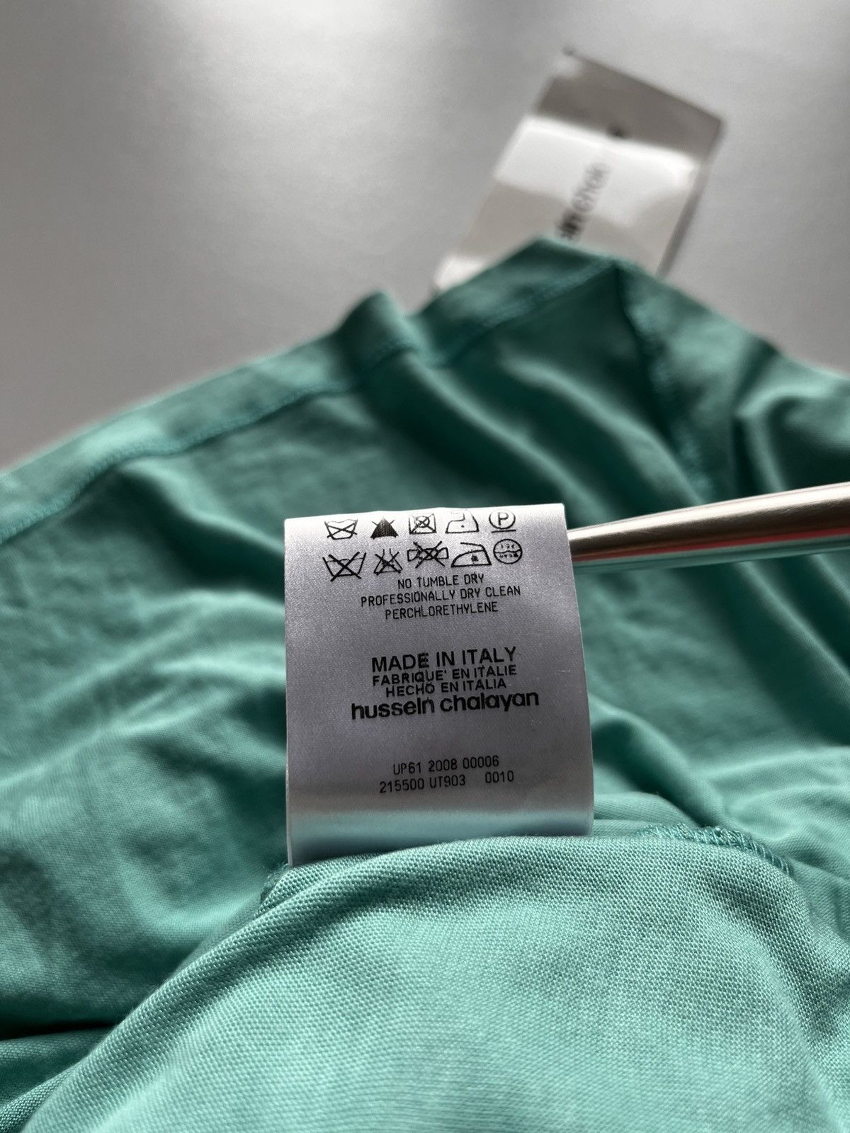 Hussein Chalayan Archive brand new Hussein Chalayan SS09 knot jade dress:m Size M / US 6-8 / IT 42-44 - 7 Thumbnail