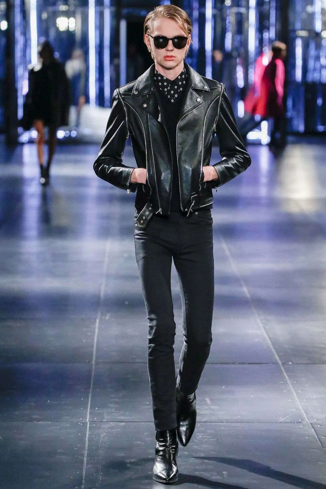 Saint Laurent Paris SLP - Hedi Slimane - F/W 15 - Polka Dot Shirt Size US M / EU 48-50 / 2 - 1 Thumbnail